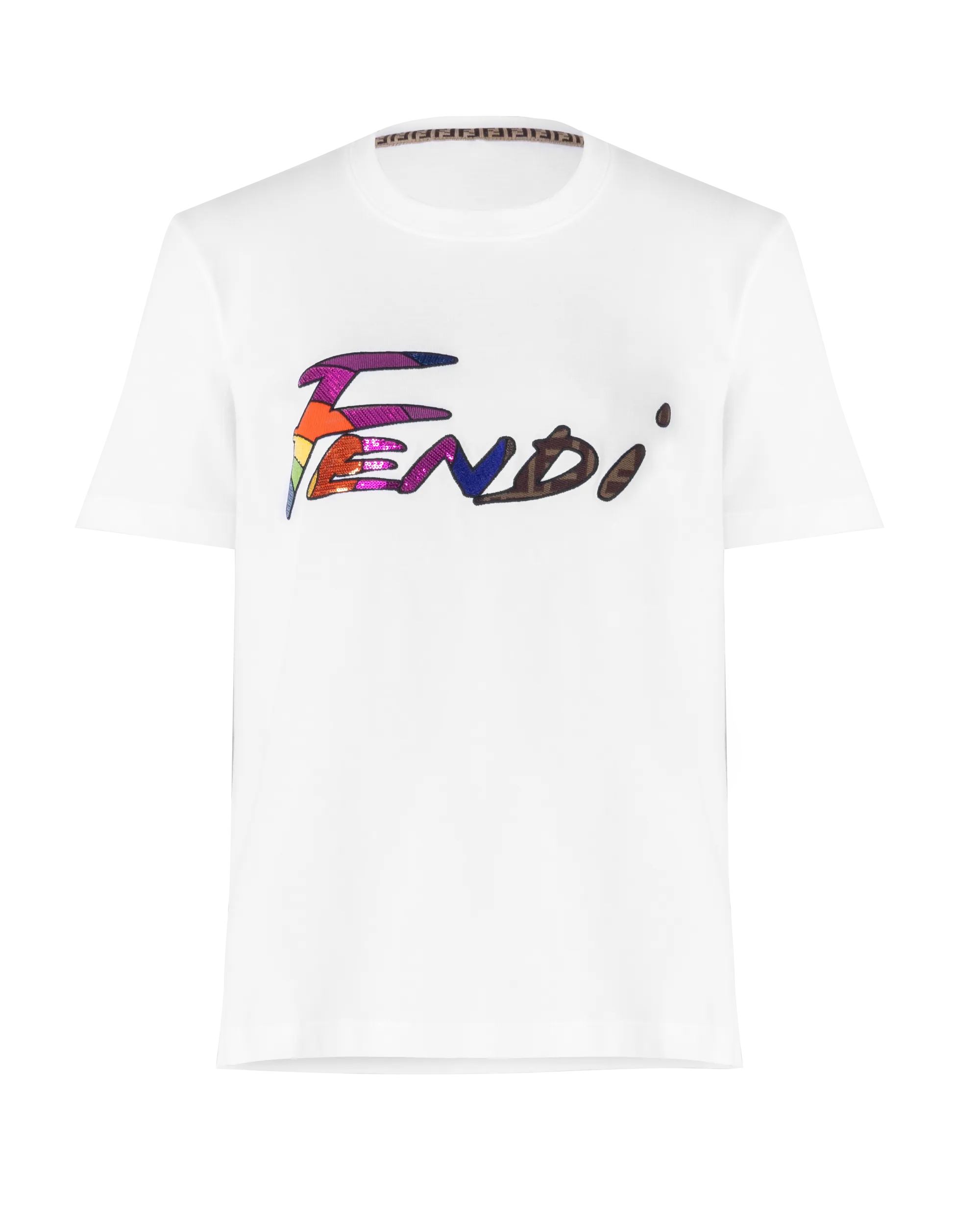 Fendi Brush Logo T-Shirt