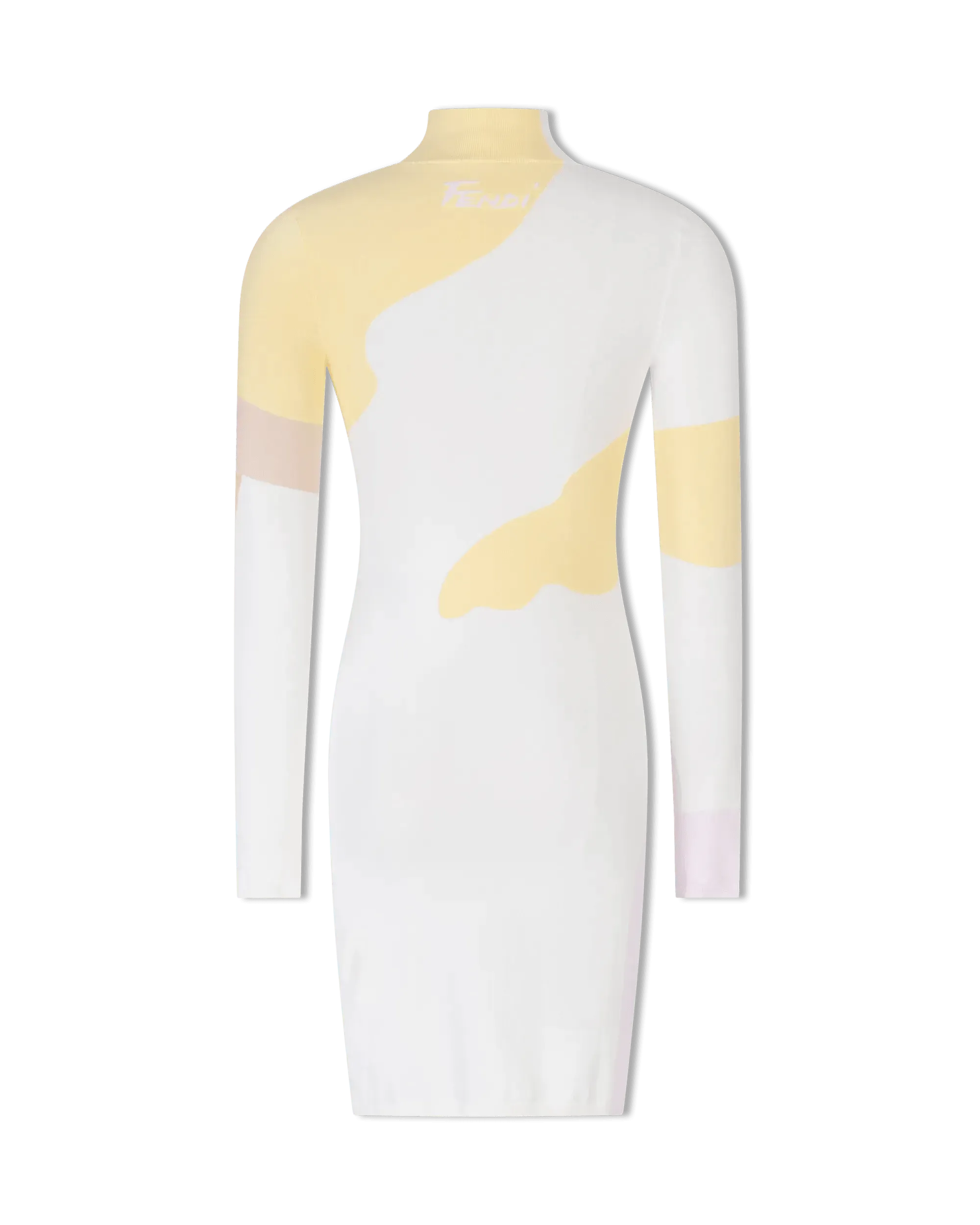 Art Print Long Sleeve Dress - DIHSAN