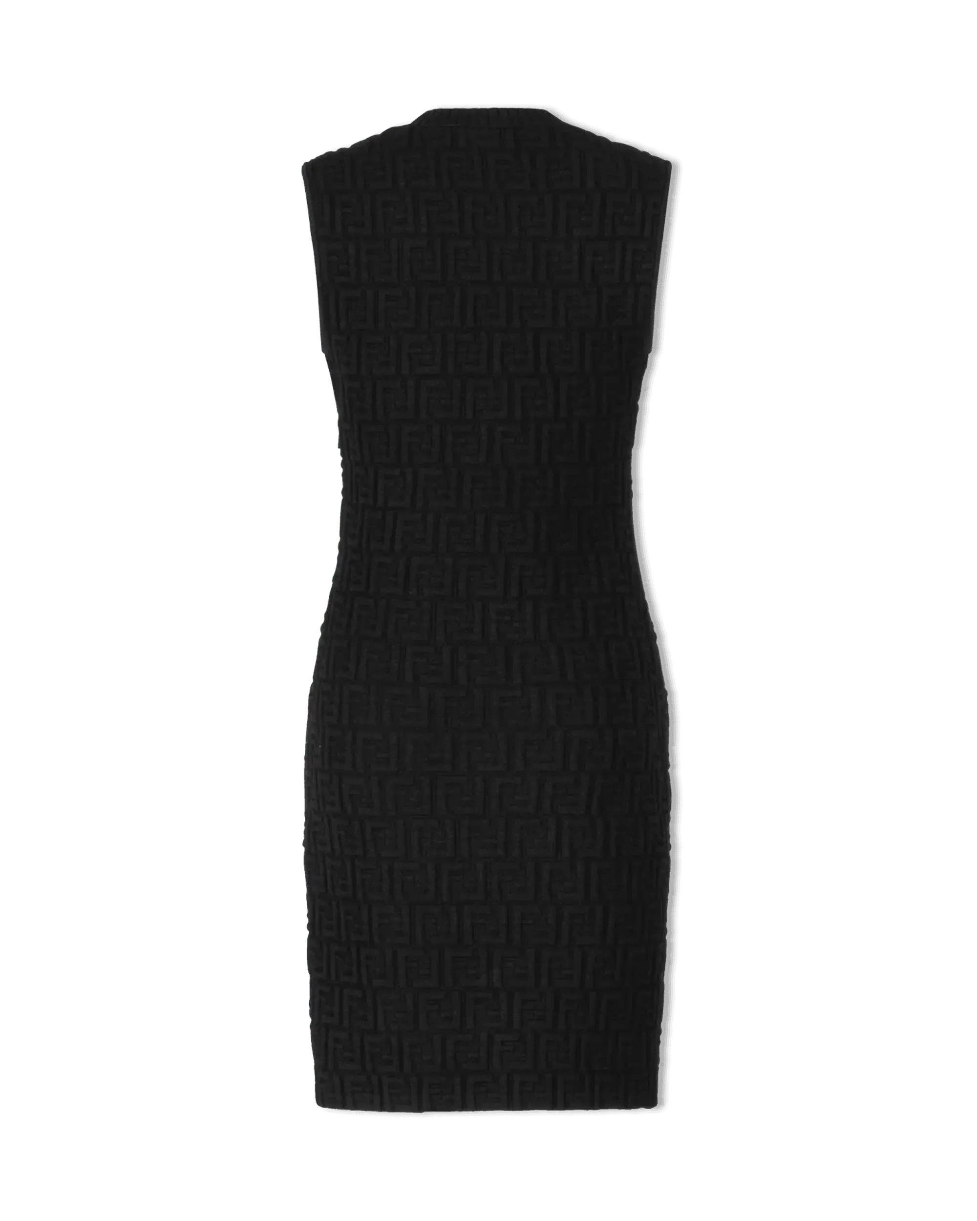 FF Embossed Sleeveless Dress - DIHSAN