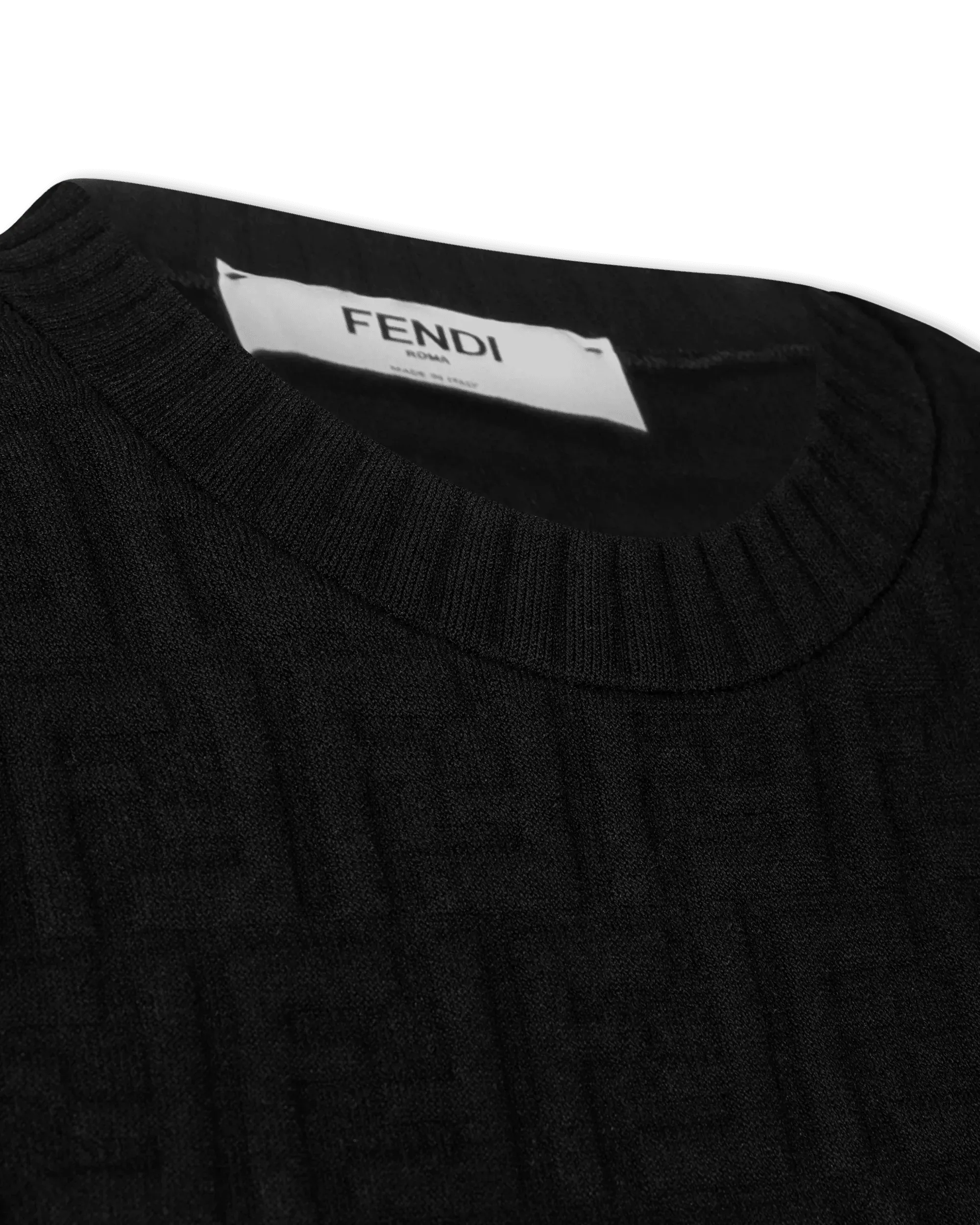 FF Embossed Sleeveless Dress - DIHSAN