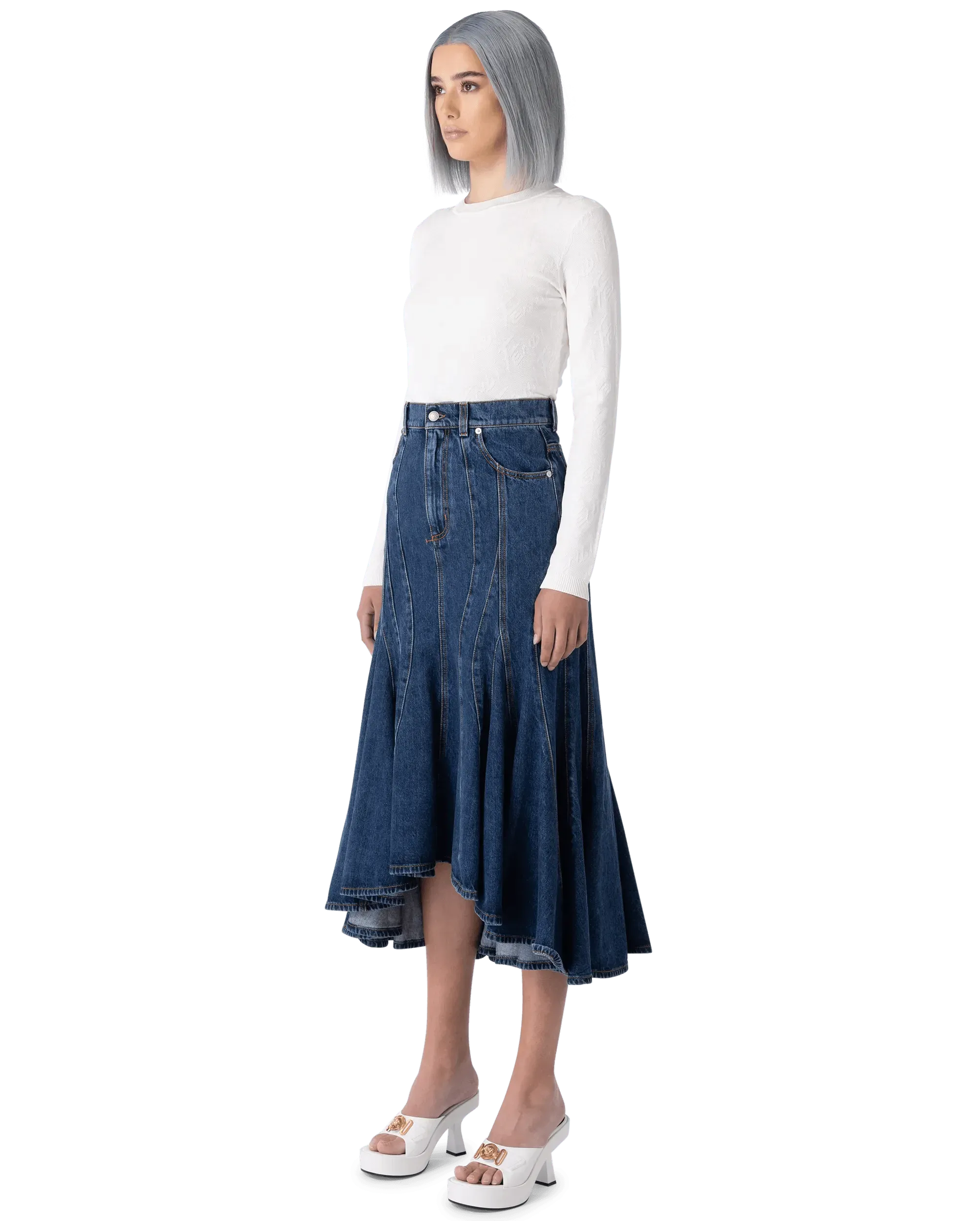 Fendi Brush Long Sleeve Knit Top - DIHSAN