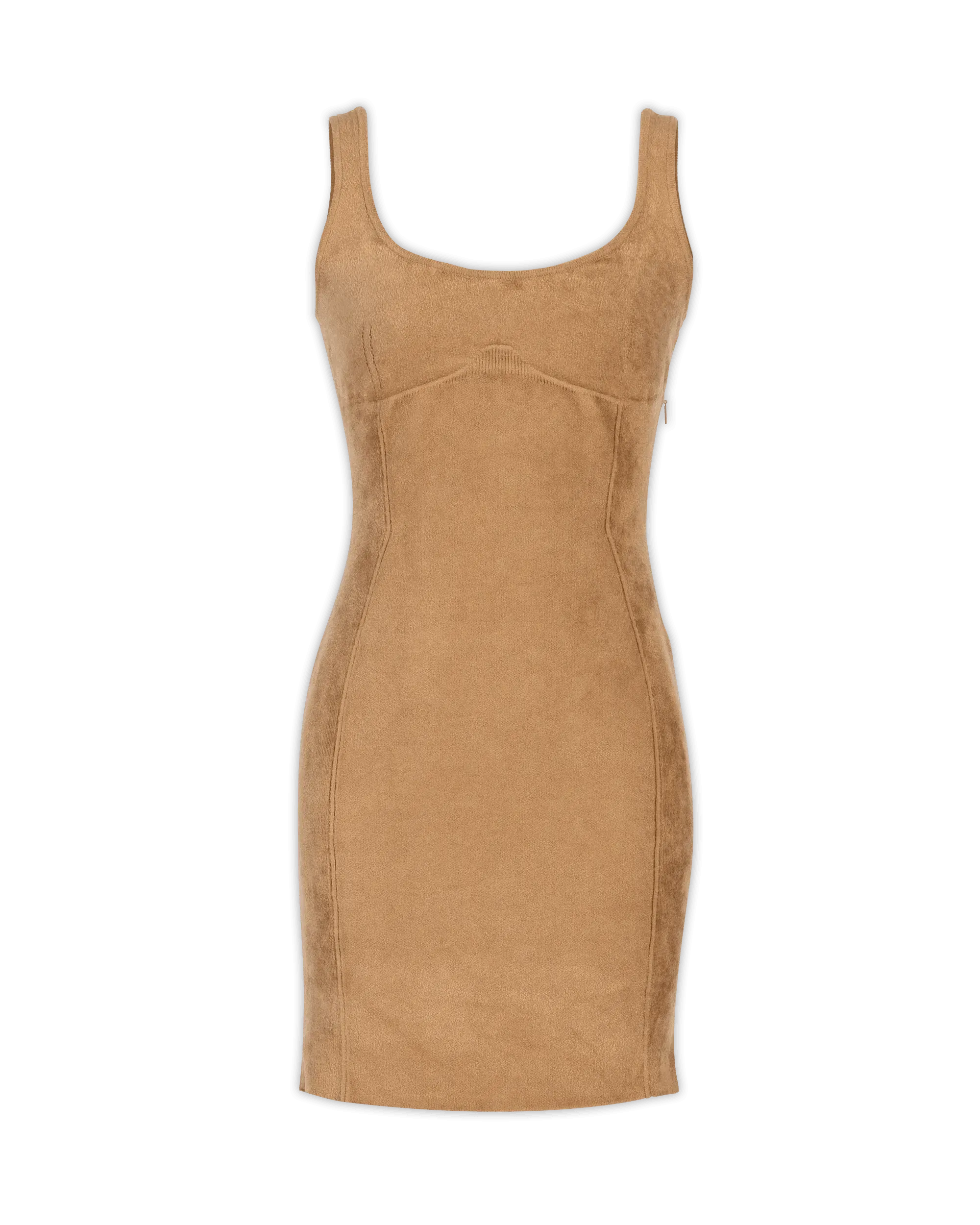 Fendi x Skims Velvet Knit Mini Dress - DIHSAN