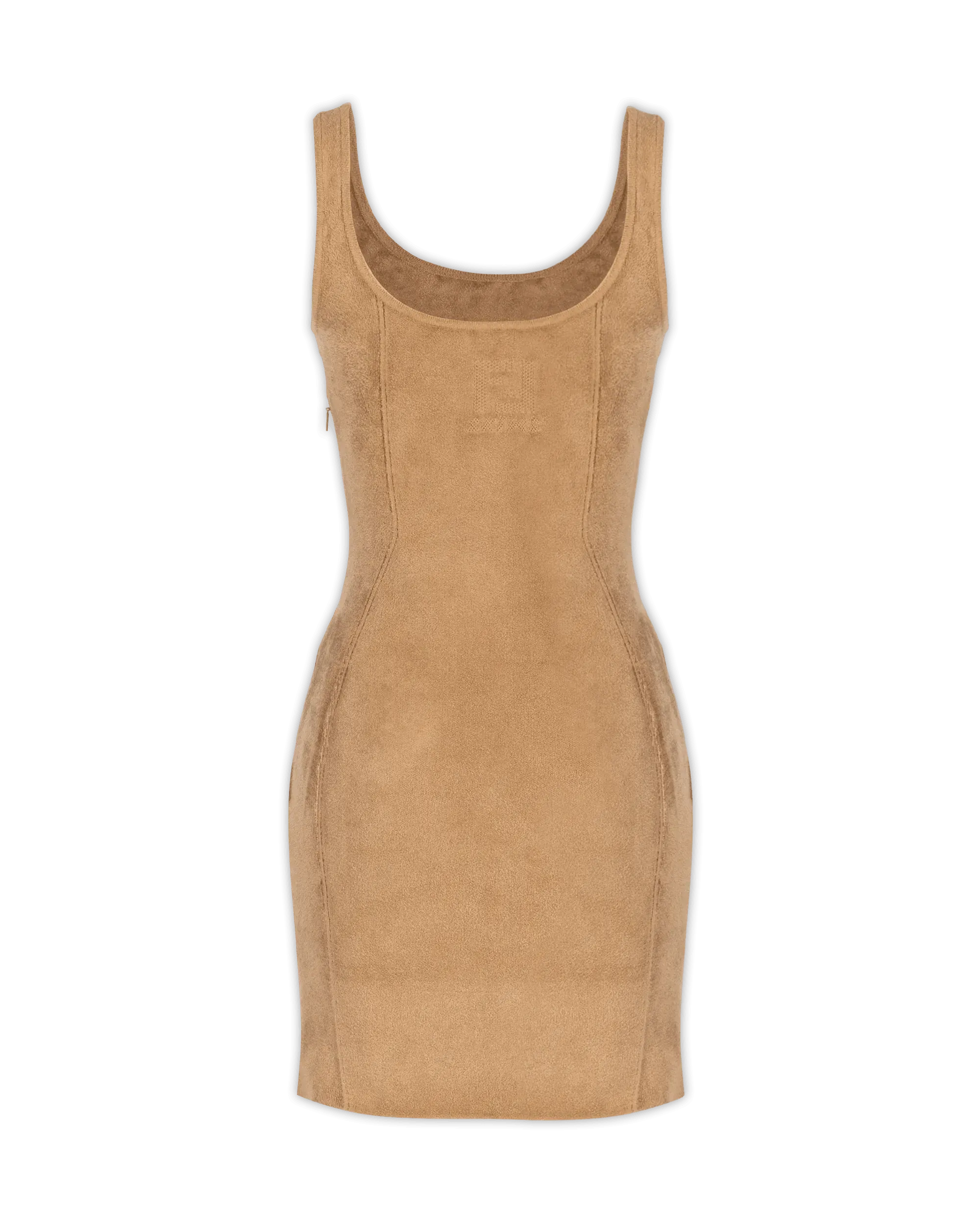 Fendi x Skims Velvet Knit Mini Dress - DIHSAN