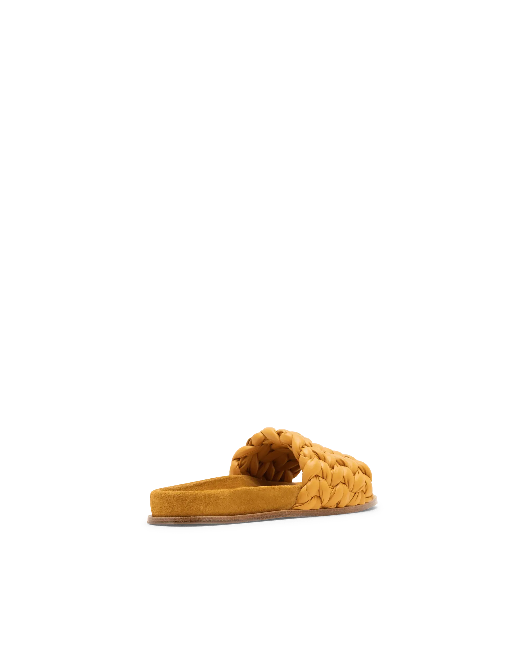 Kacey Braided Leather Slides - DIHSAN