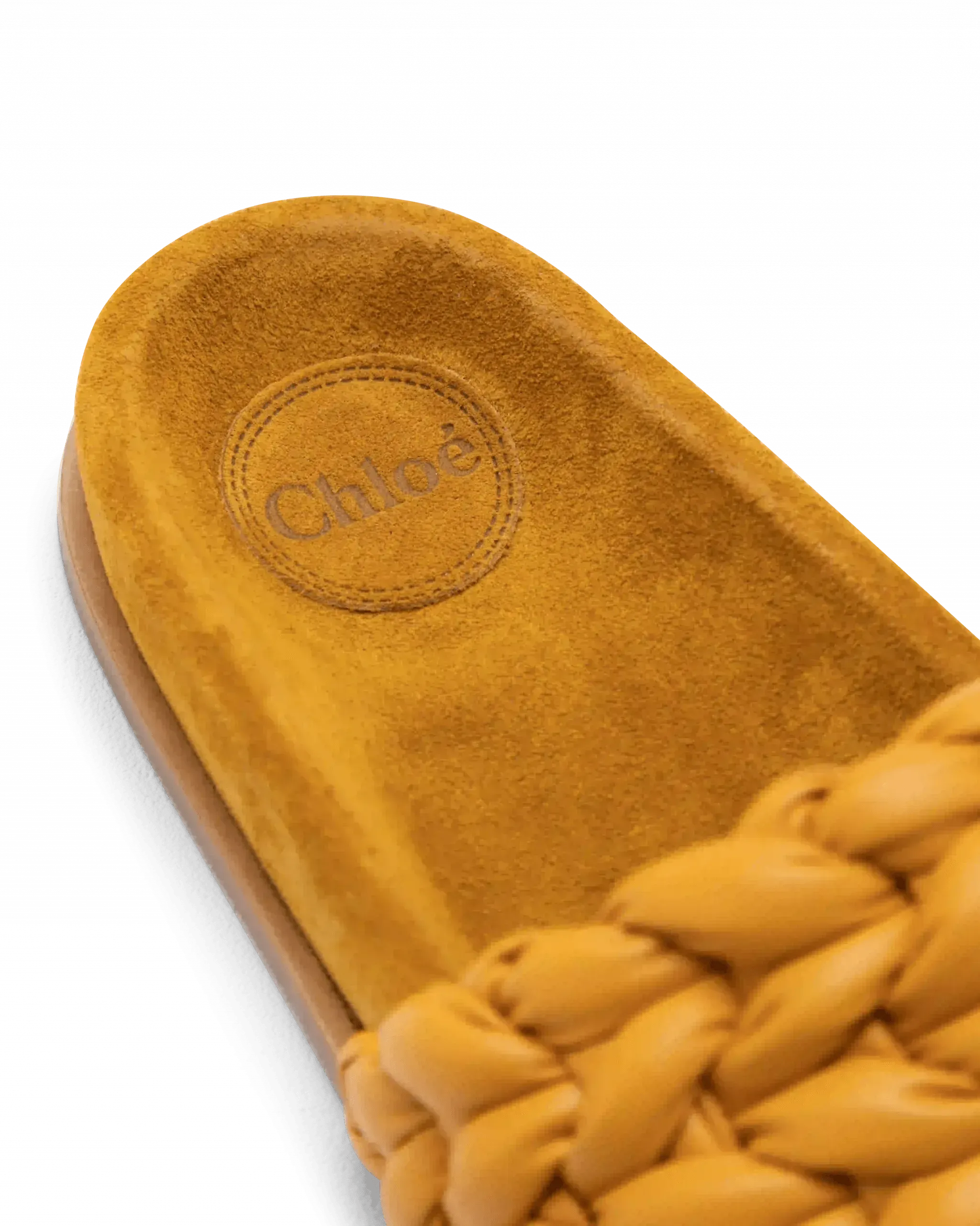 Kacey Braided Leather Slides - DIHSAN