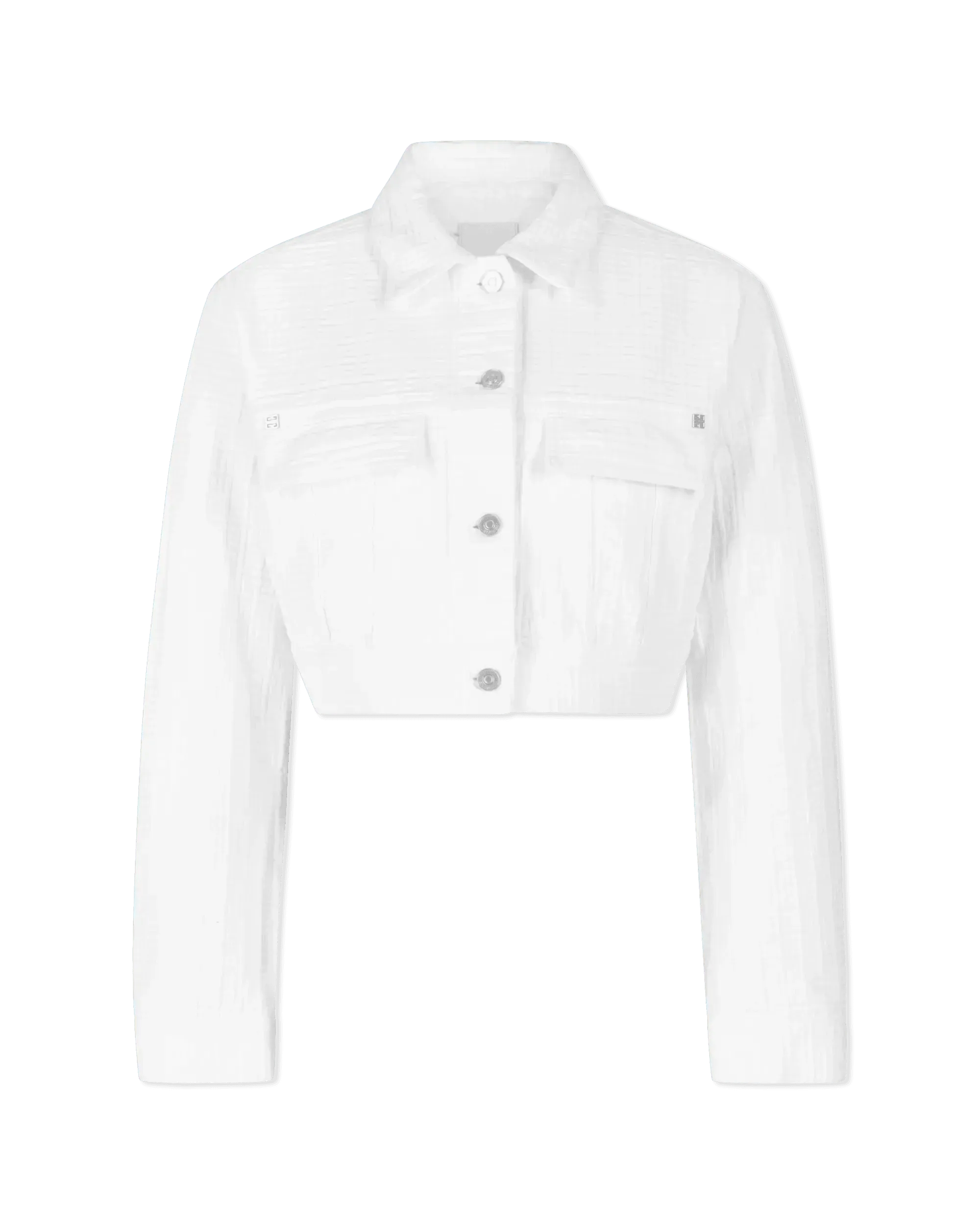 4G Monogram Cropped Denim Jacket - DIHSAN