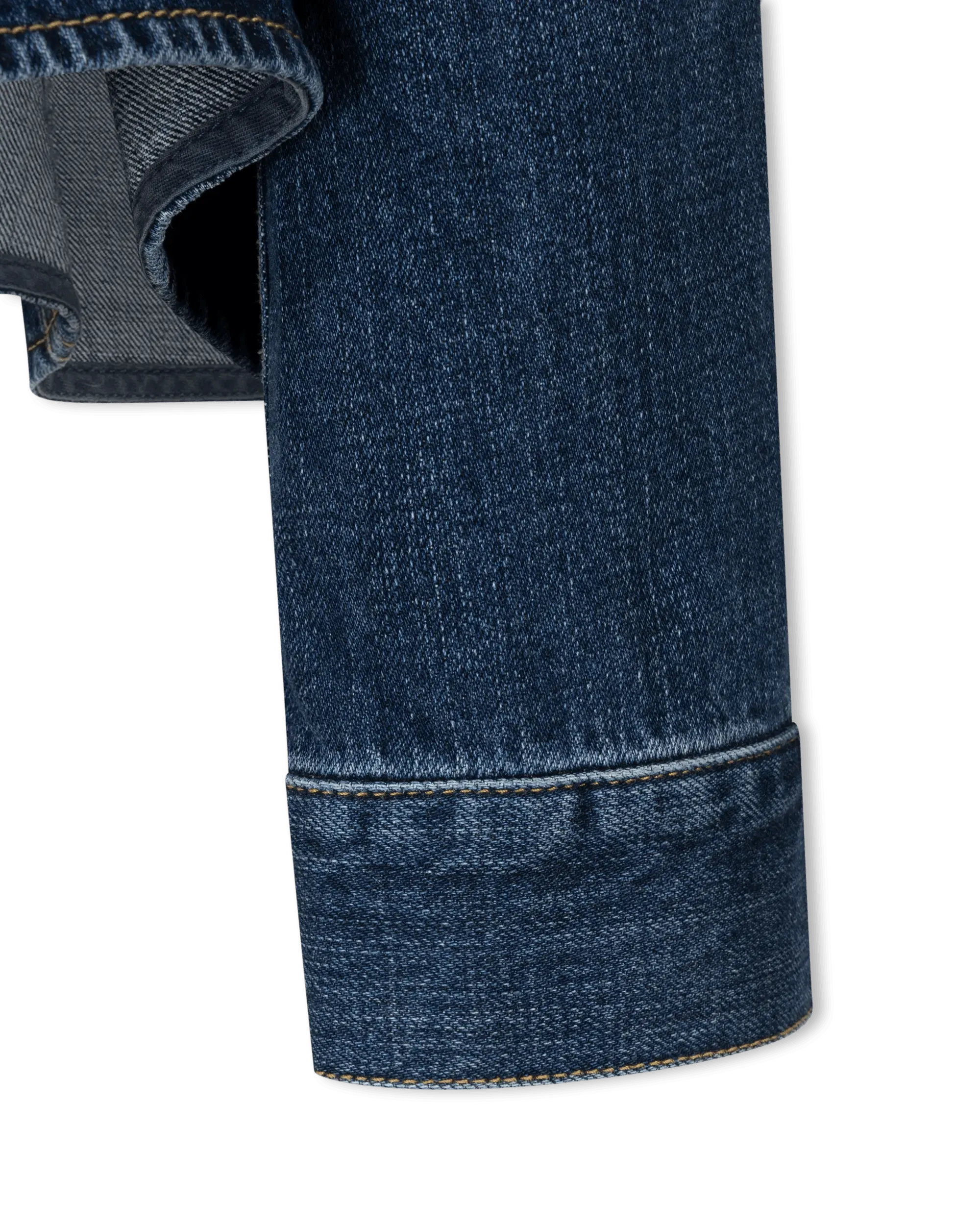 Peplum Denim Jacket - DIHSAN