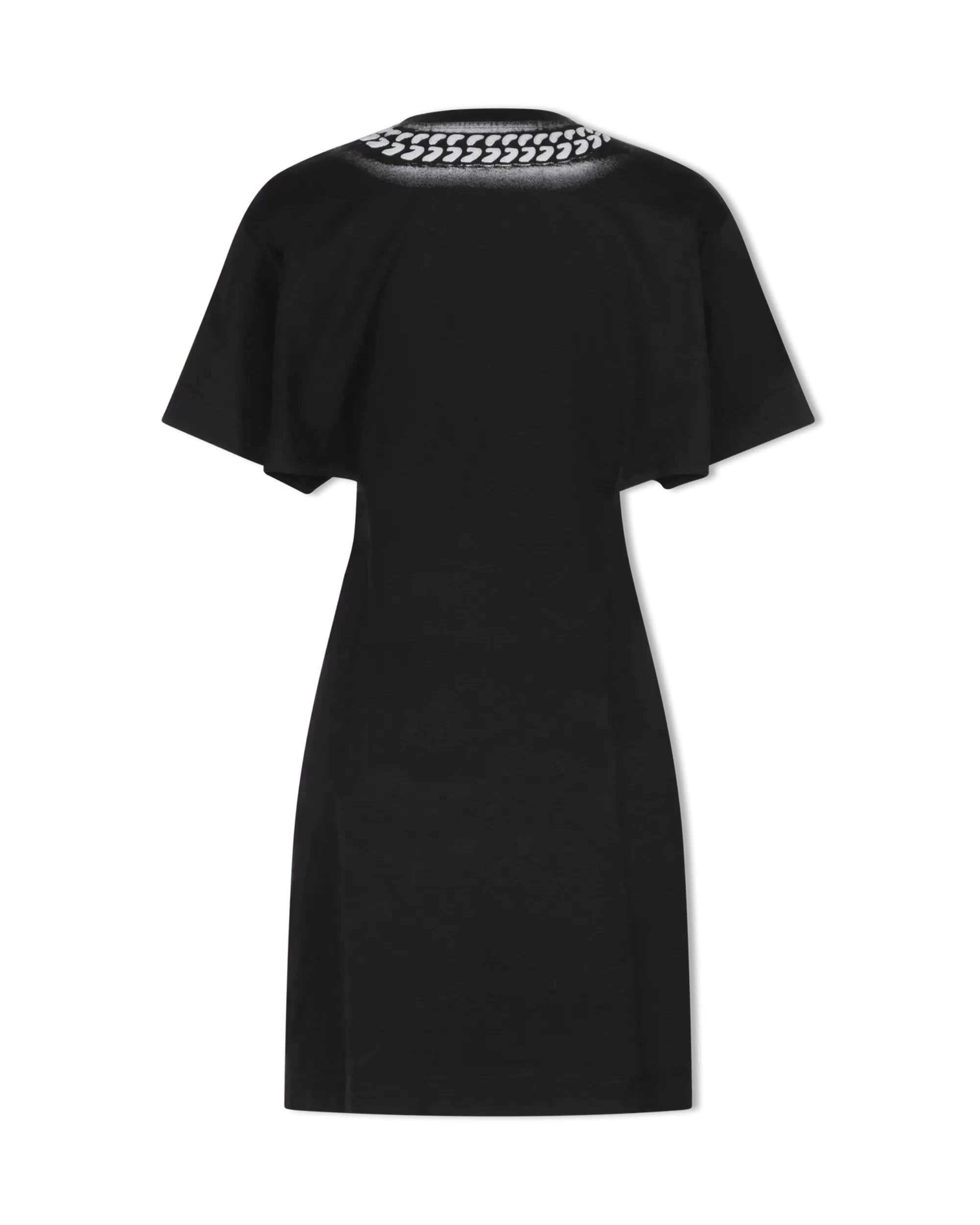 Debossed Sprayed Chain Dress - DIHSAN