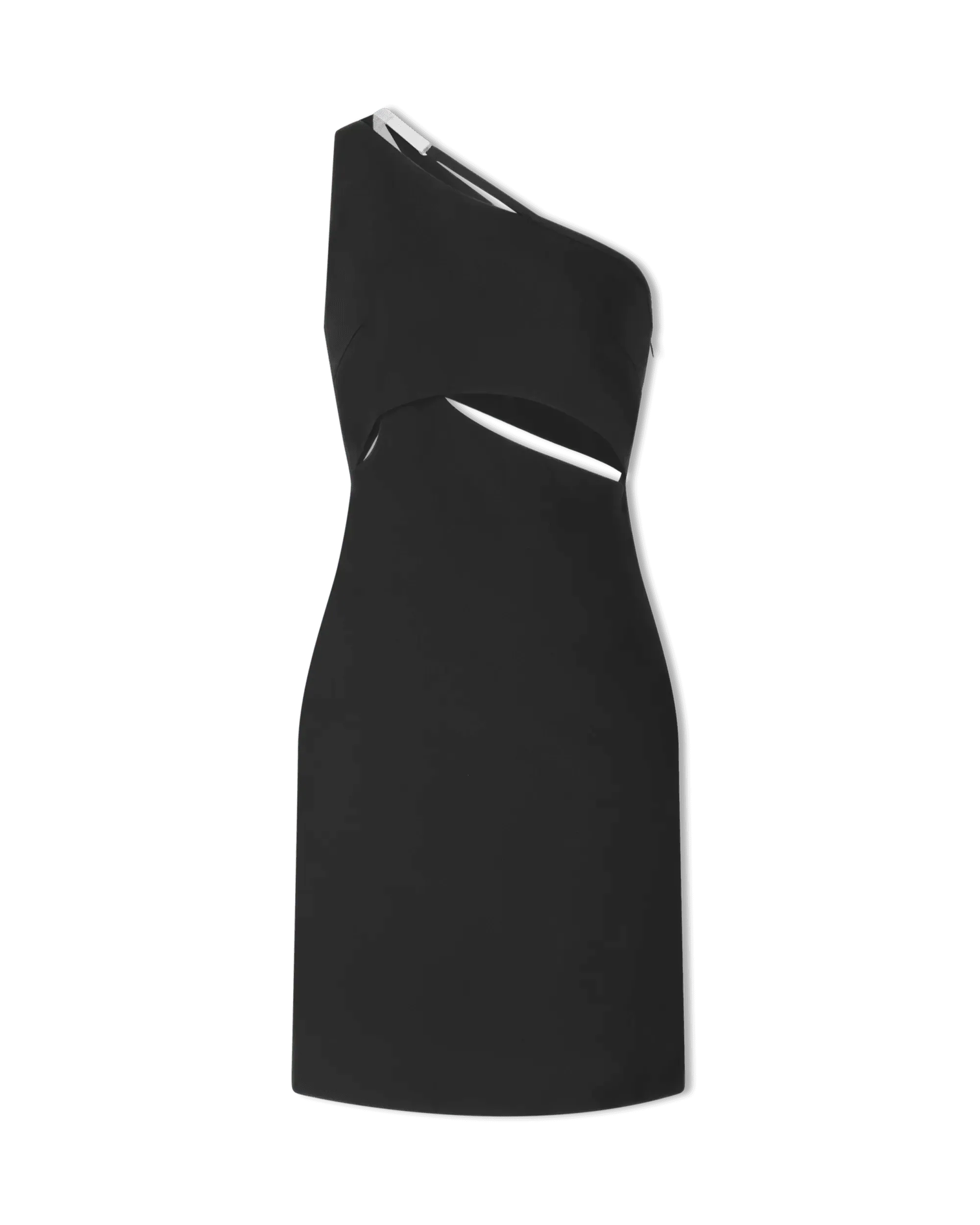 Woven Cady Stretch Asymmetric Dress - DIHSAN