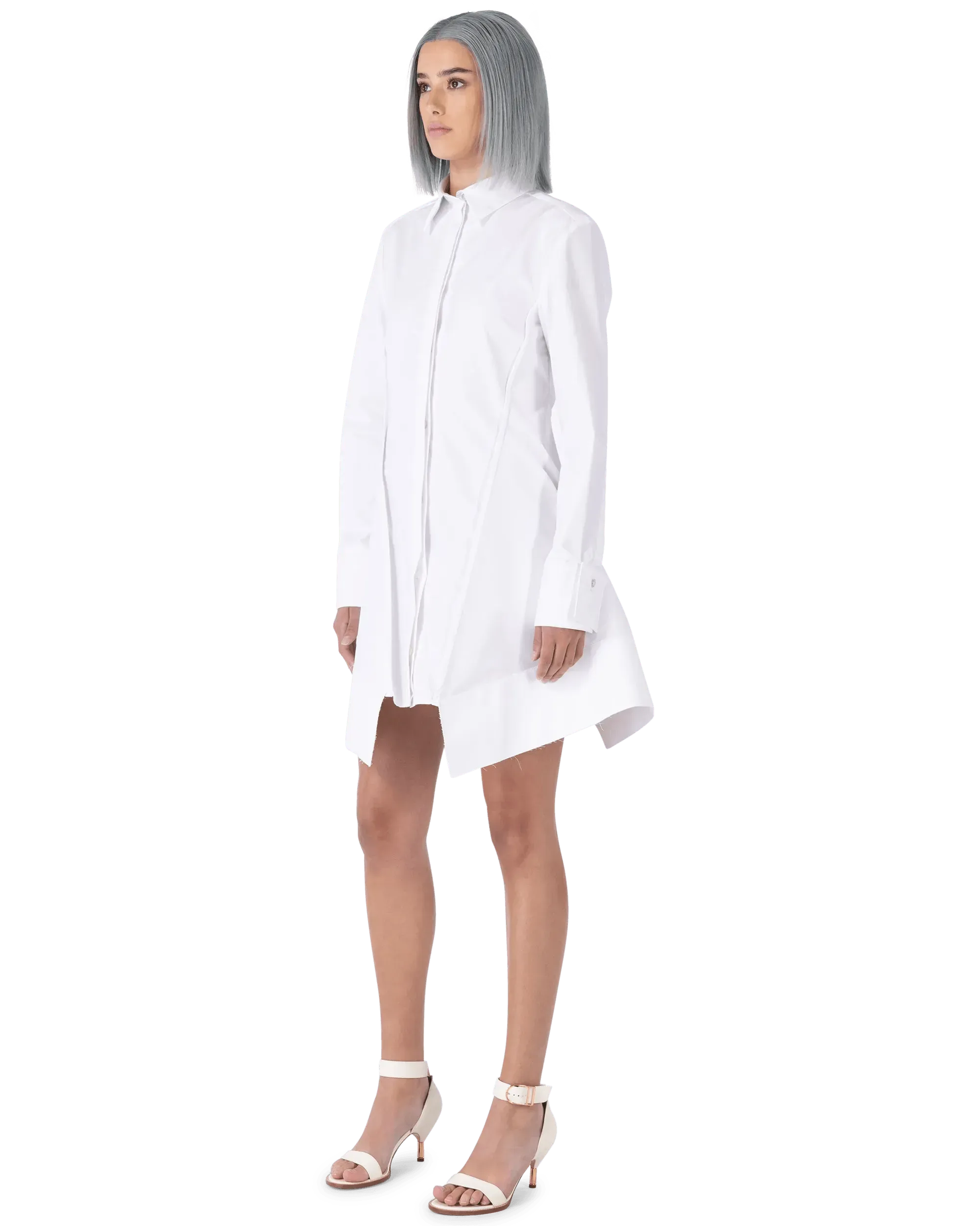Peplum Shirt Dress - DIHSAN