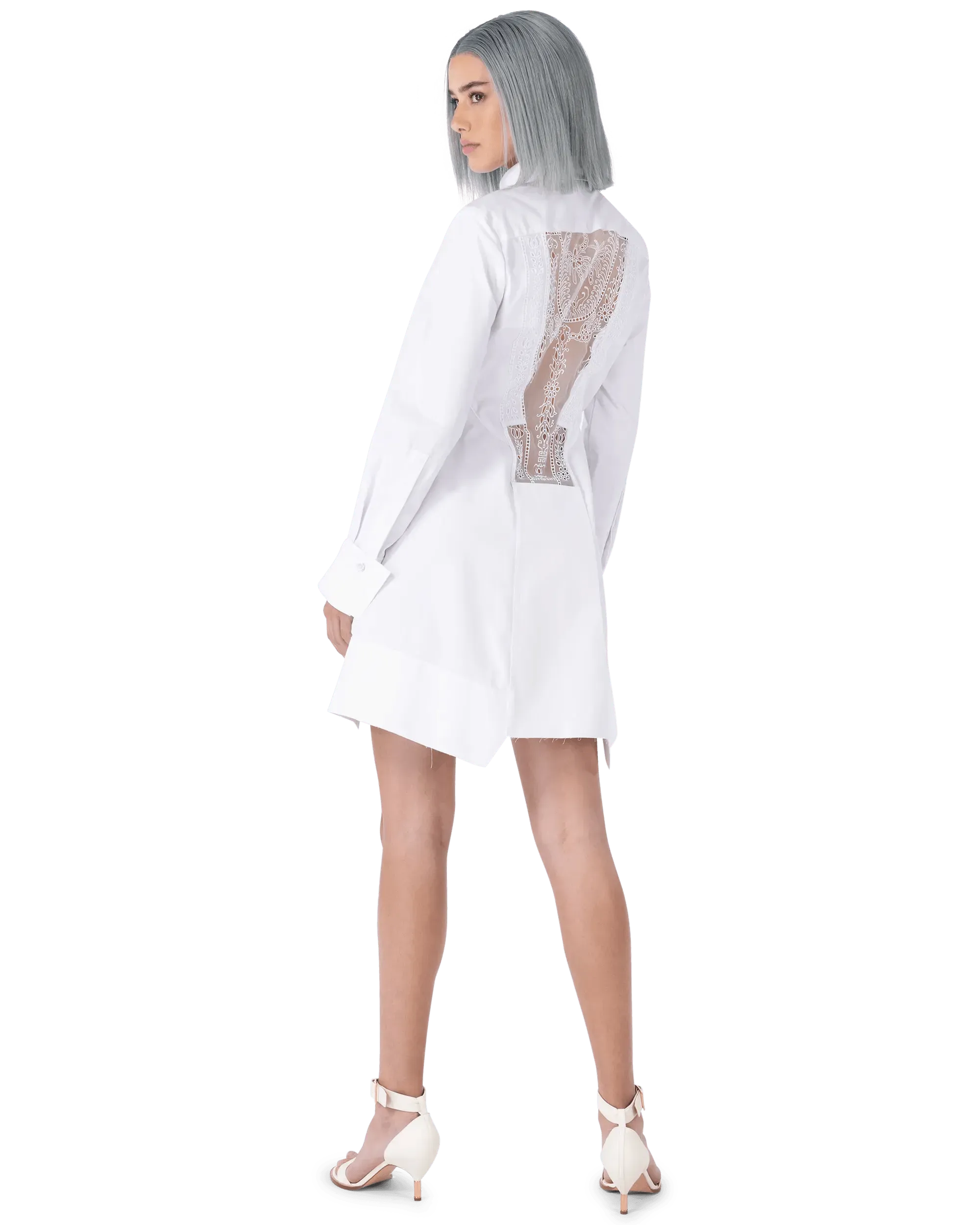 Peplum Shirt Dress - DIHSAN