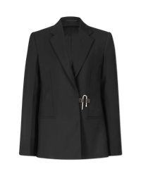 Back Slit U-Lock Blazer - DIHSAN