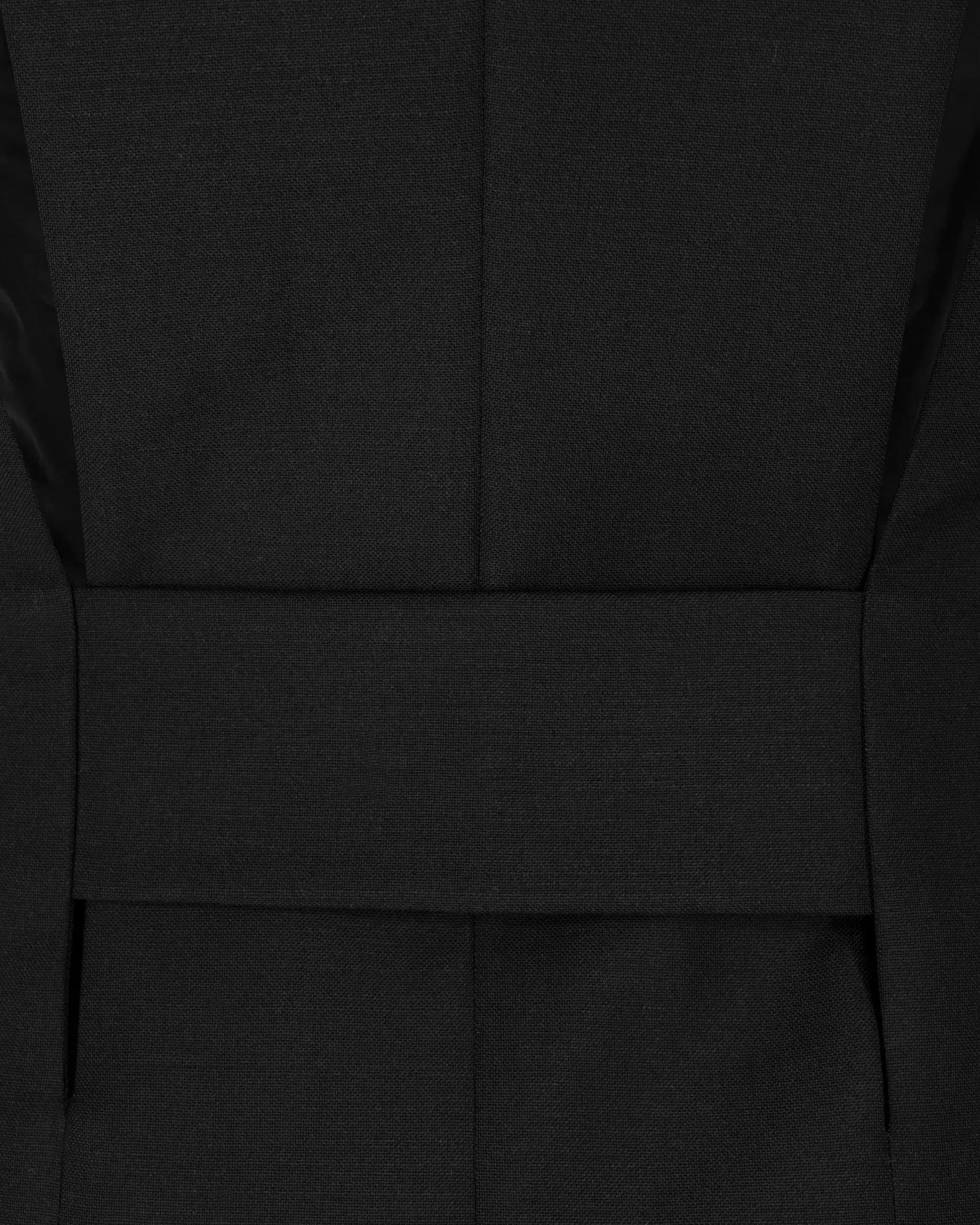 Back Slit U-Lock Blazer - DIHSAN