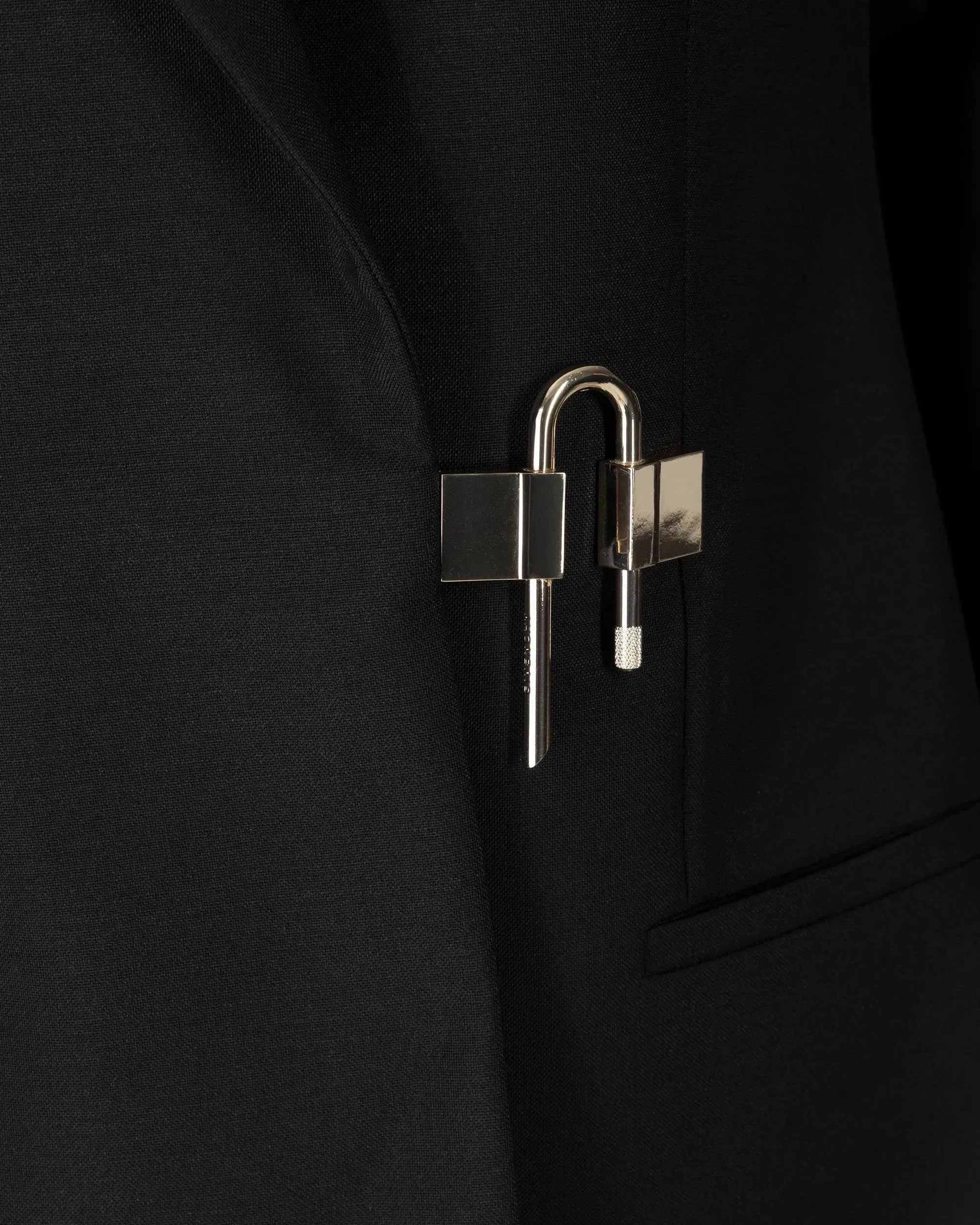 Back Slit U-Lock Blazer - DIHSAN