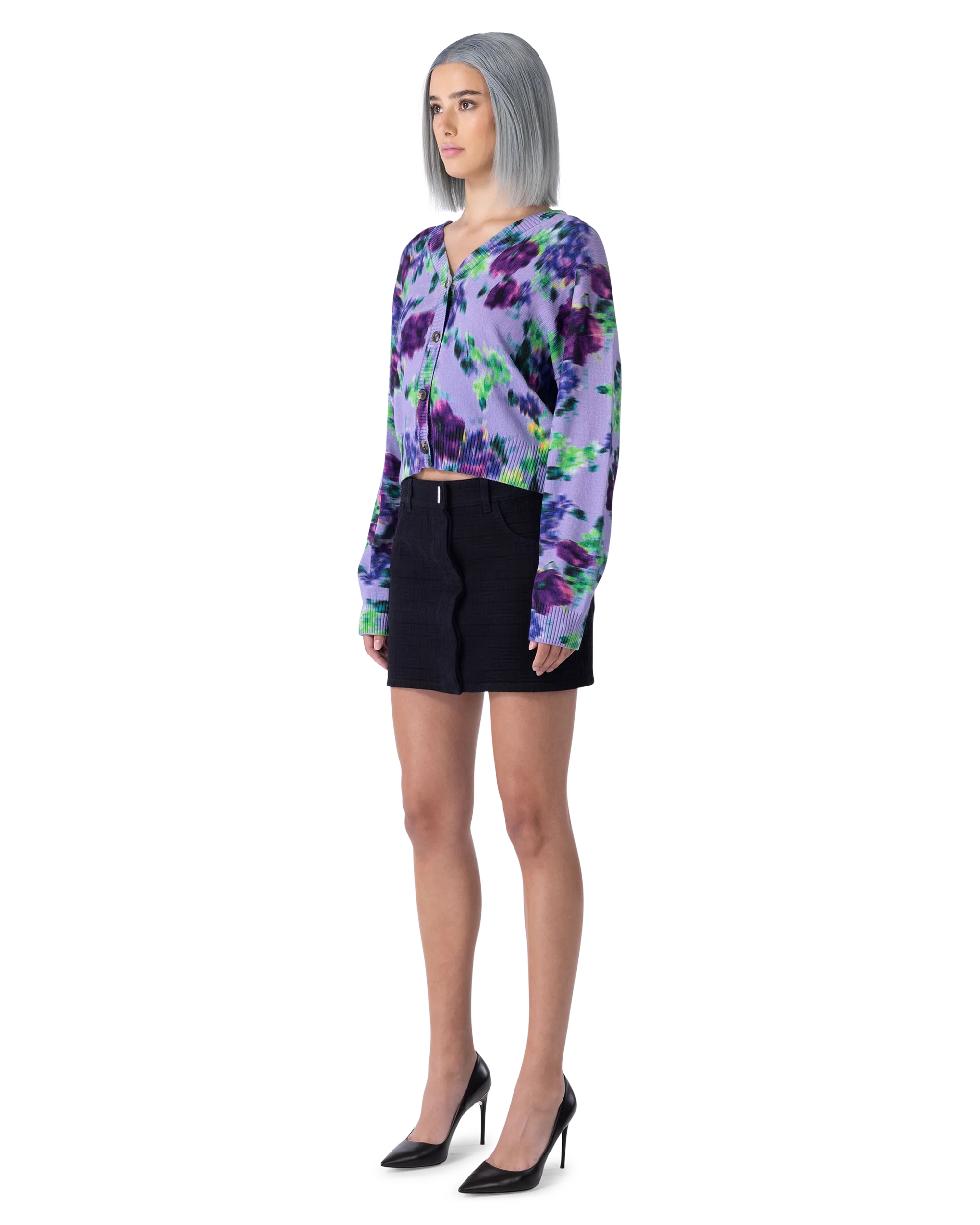 Givenchy Monogram Denim Mini Skirt