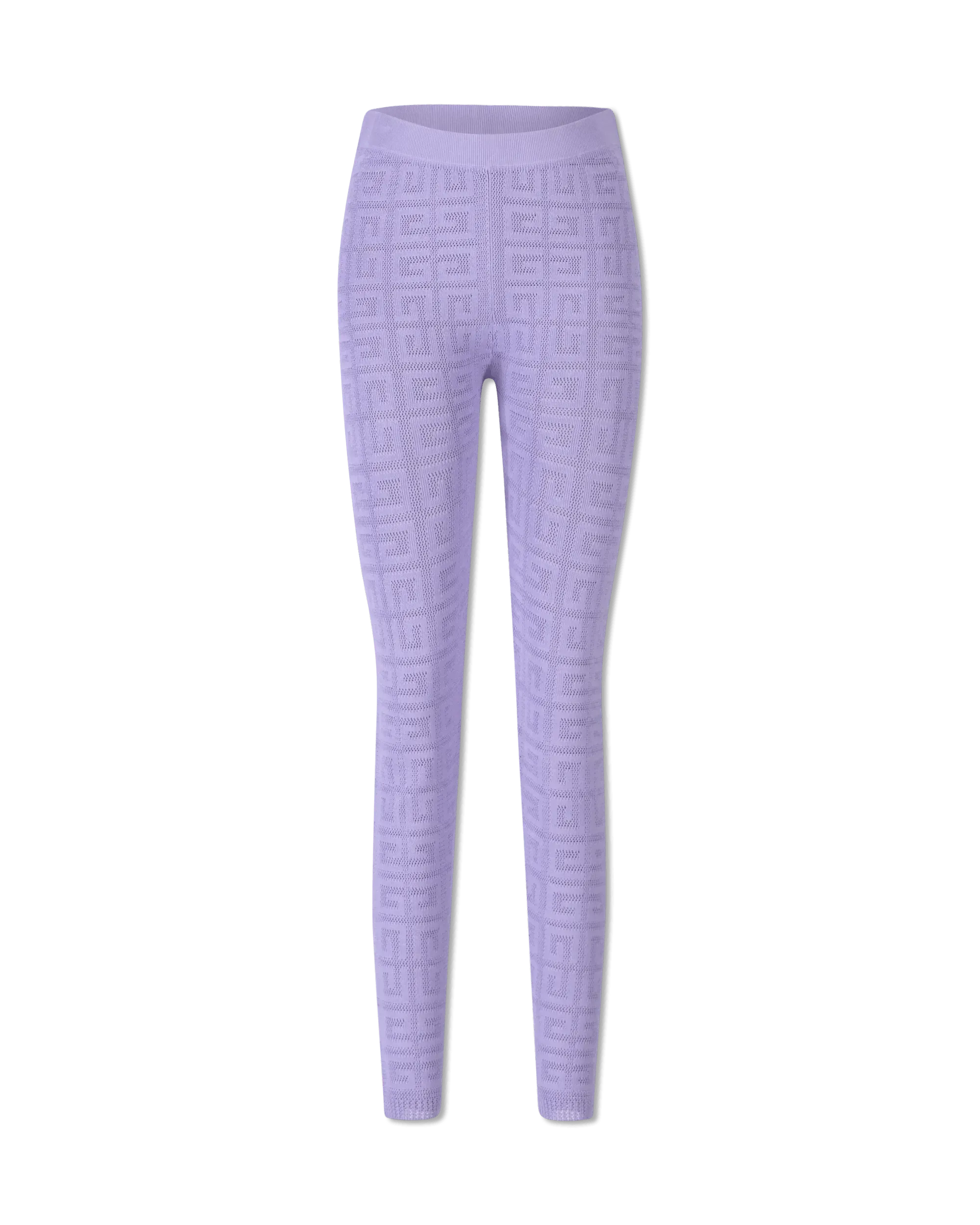 Monogram Stretch Slim Pants - DIHSAN