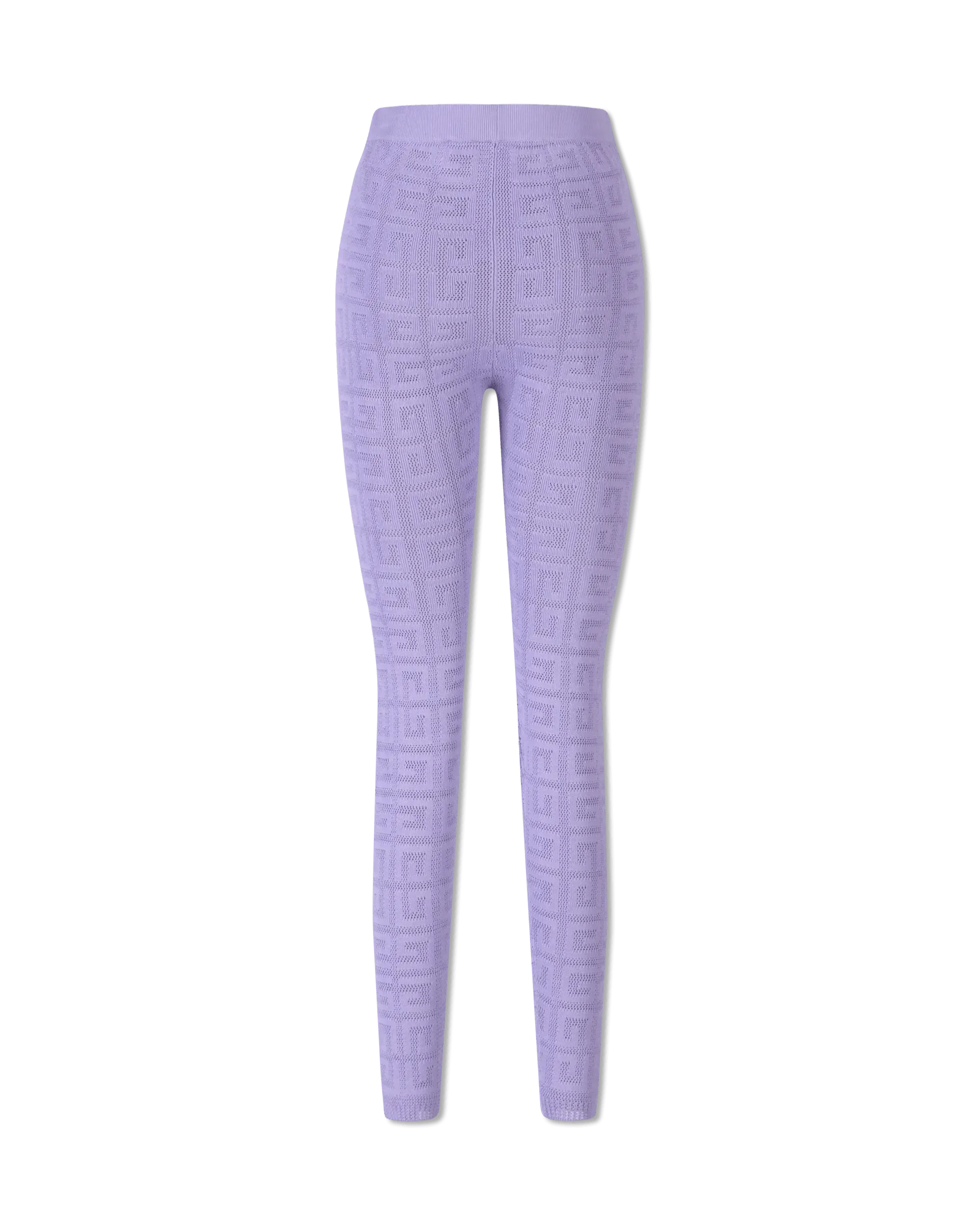 Monogram Stretch Slim Pants - DIHSAN