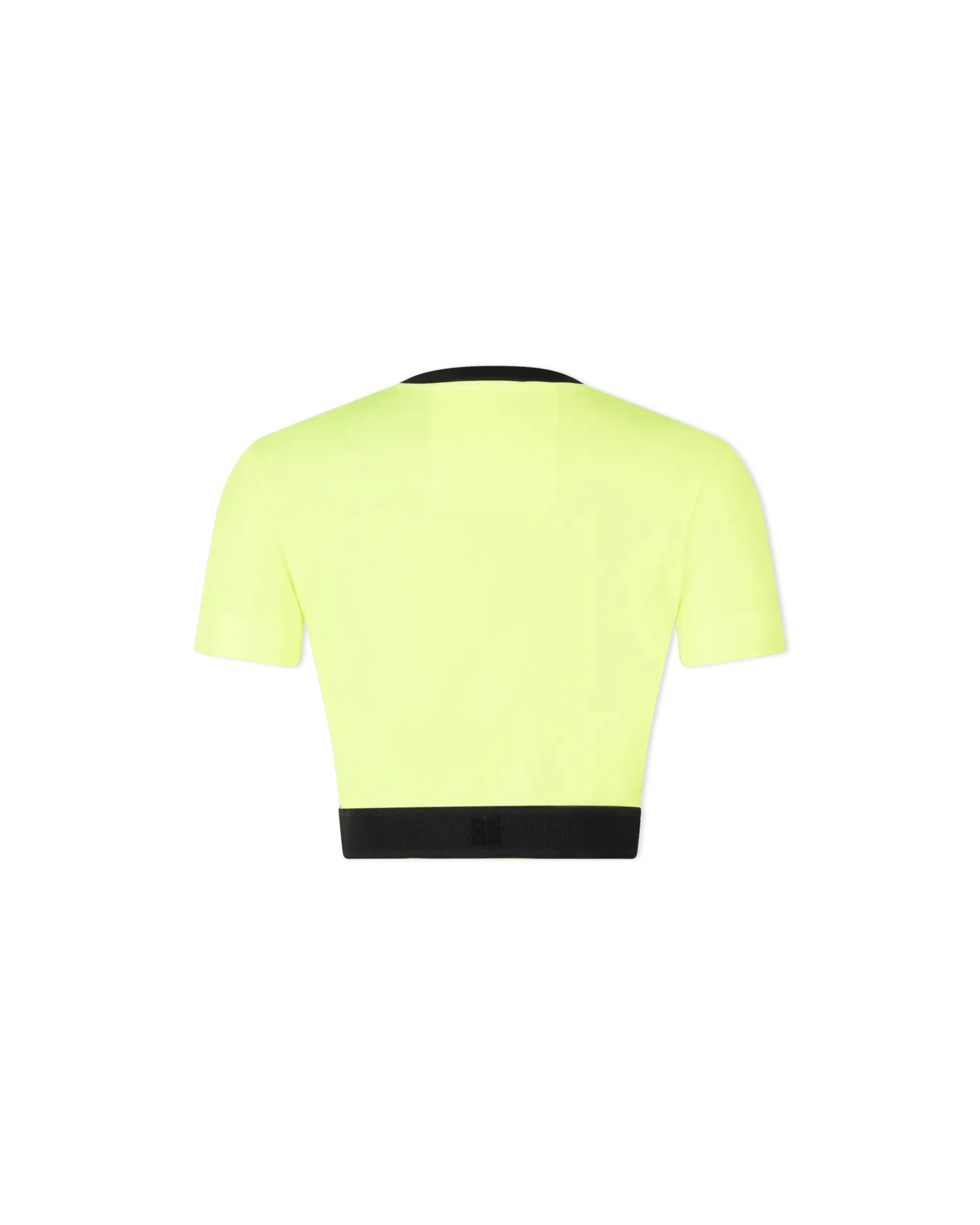 Logo Band Cropped T-Shirt - DIHSAN