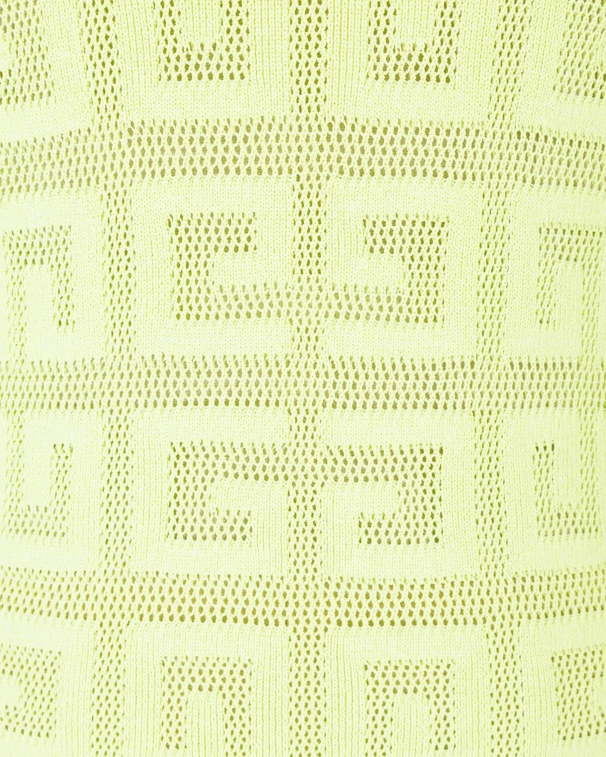 Lasered Monogram Stretch Top - DIHSAN