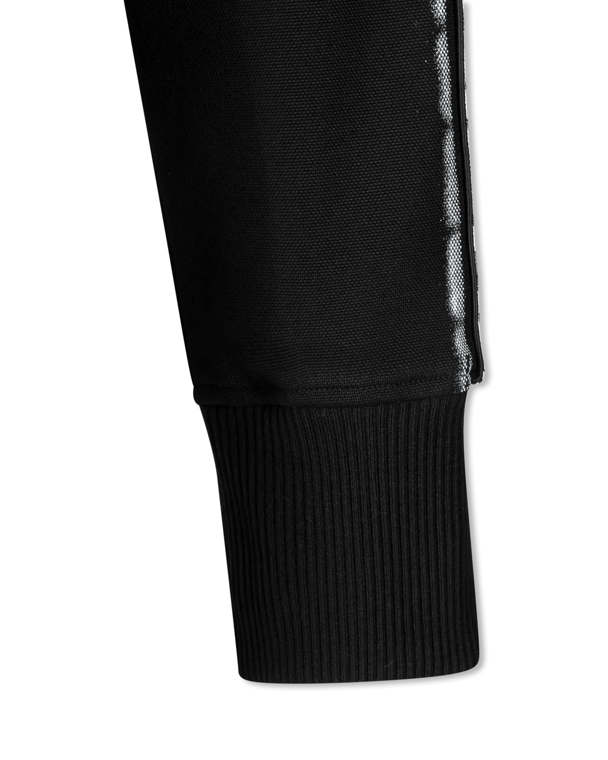 Black Polyester Blend Logo Tape Cropped Zip Up Hoodie by Givenchy | DIHSAN