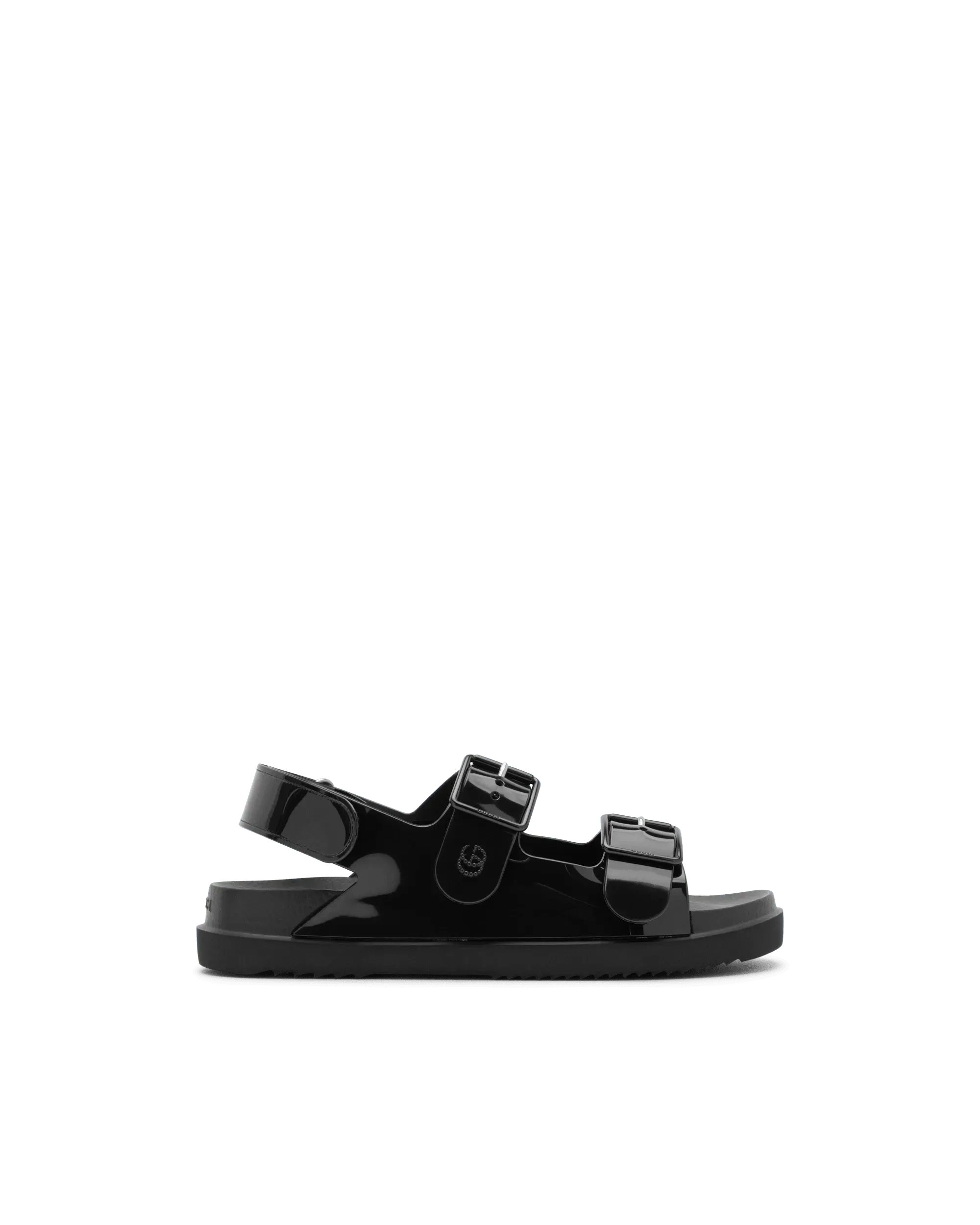 Isla Buckled GG Rubber Sandals - DIHSAN