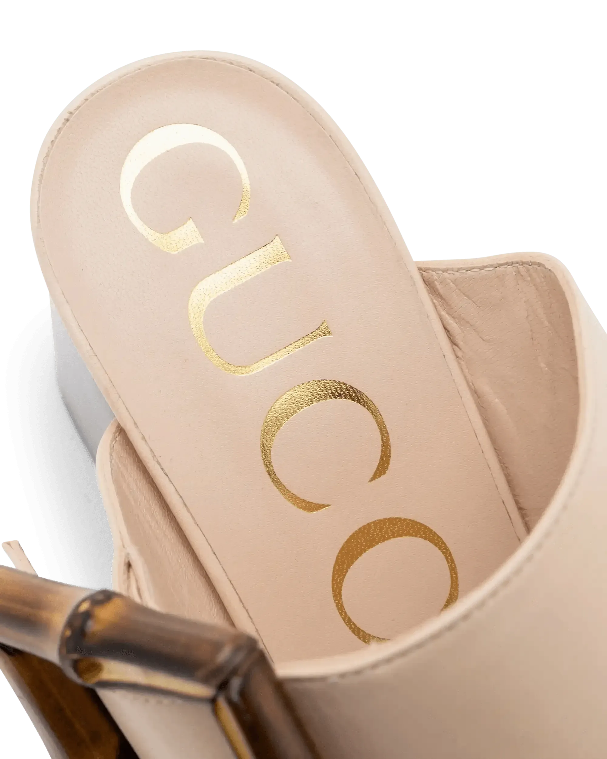Bamboo Buckle Slide Sandals - DIHSAN