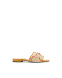 Raffia Chevron GG Sandal - DIHSAN