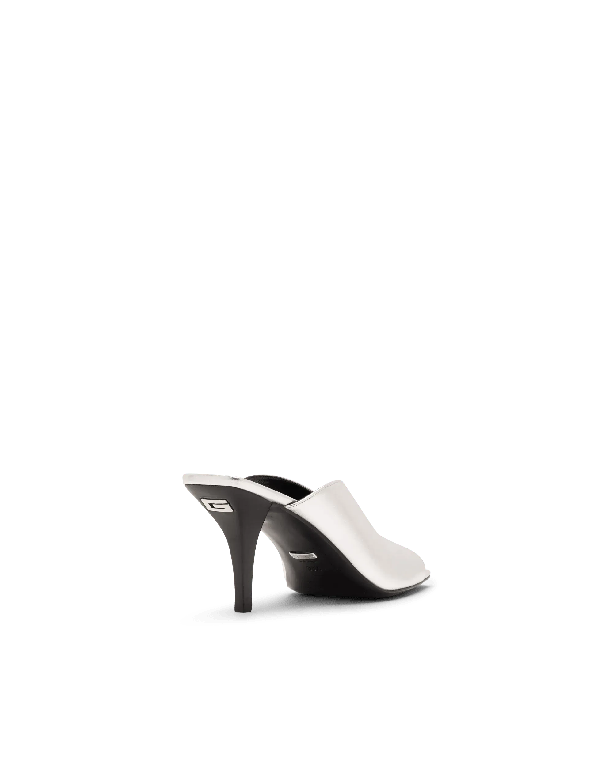 Cut Out Leather Mules - DIHSAN