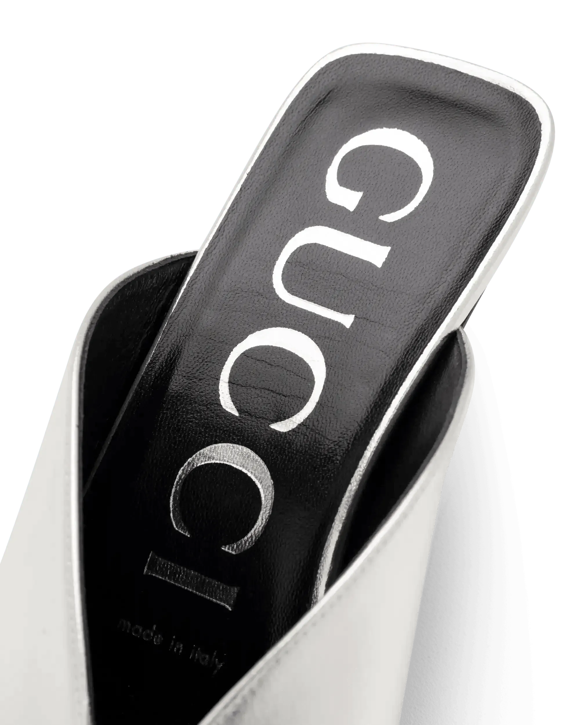 Cut Out Leather Mules - DIHSAN