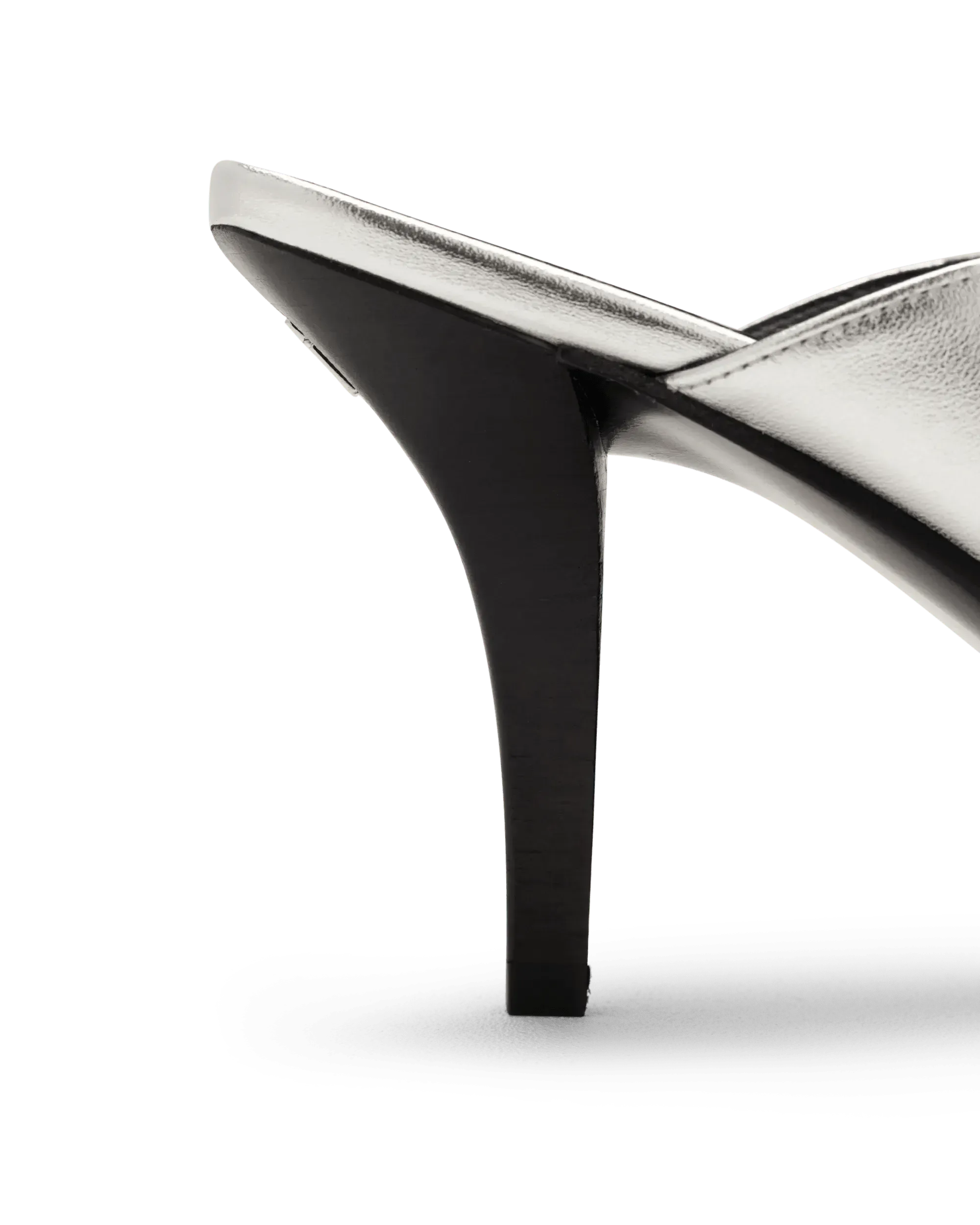 Cut Out Leather Mules - DIHSAN