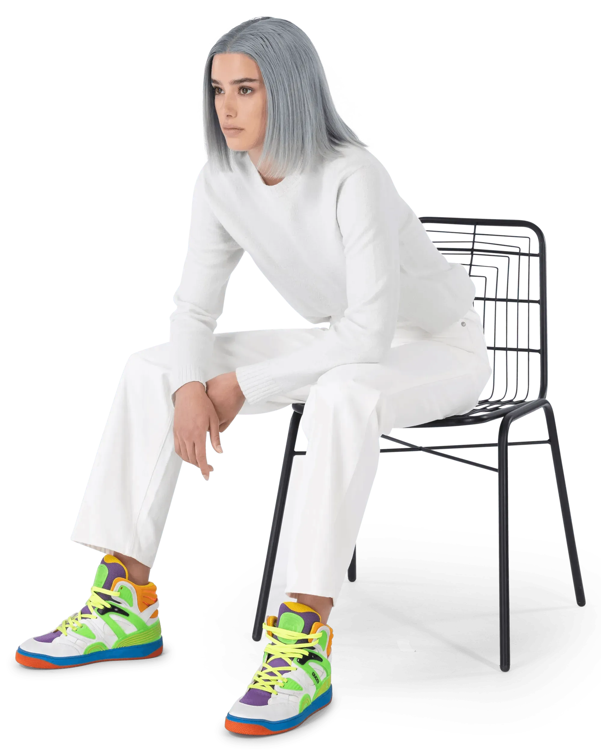 Evolution Basket High Top Sneakers - DIHSAN