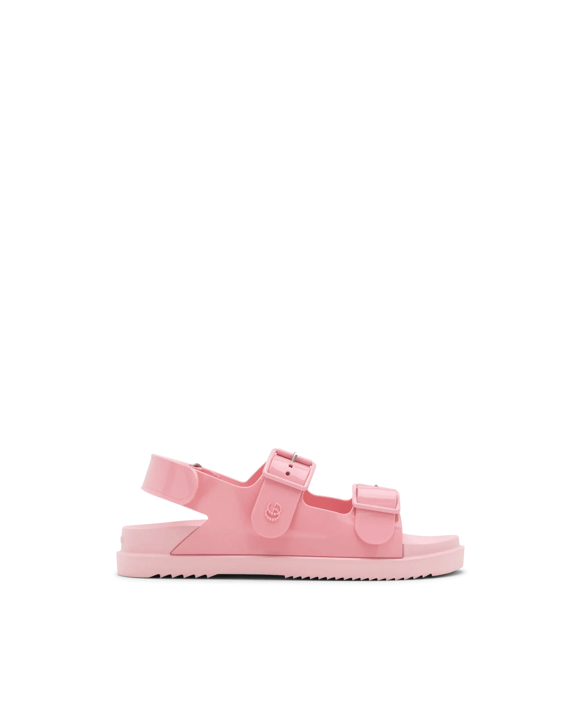 Isla Buckled GG Rubber Sandals - DIHSAN