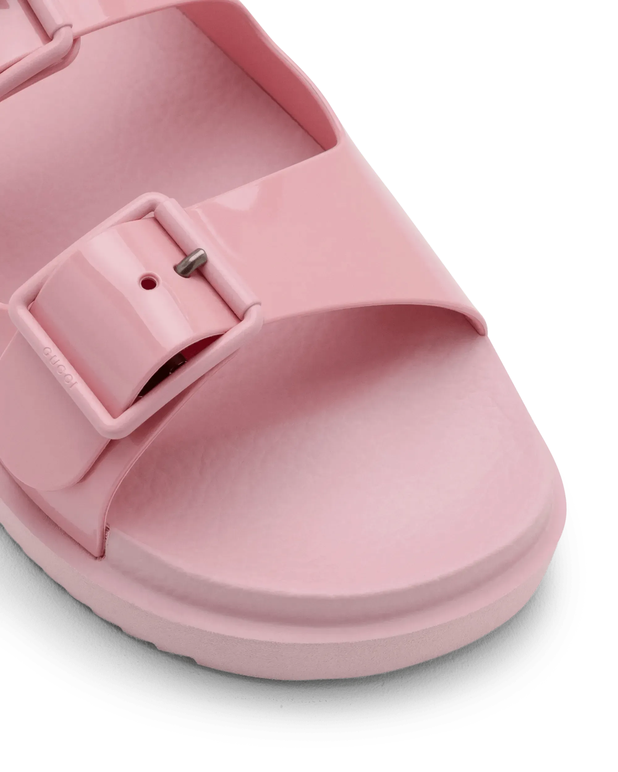 Isla Buckled GG Rubber Sandals - DIHSAN