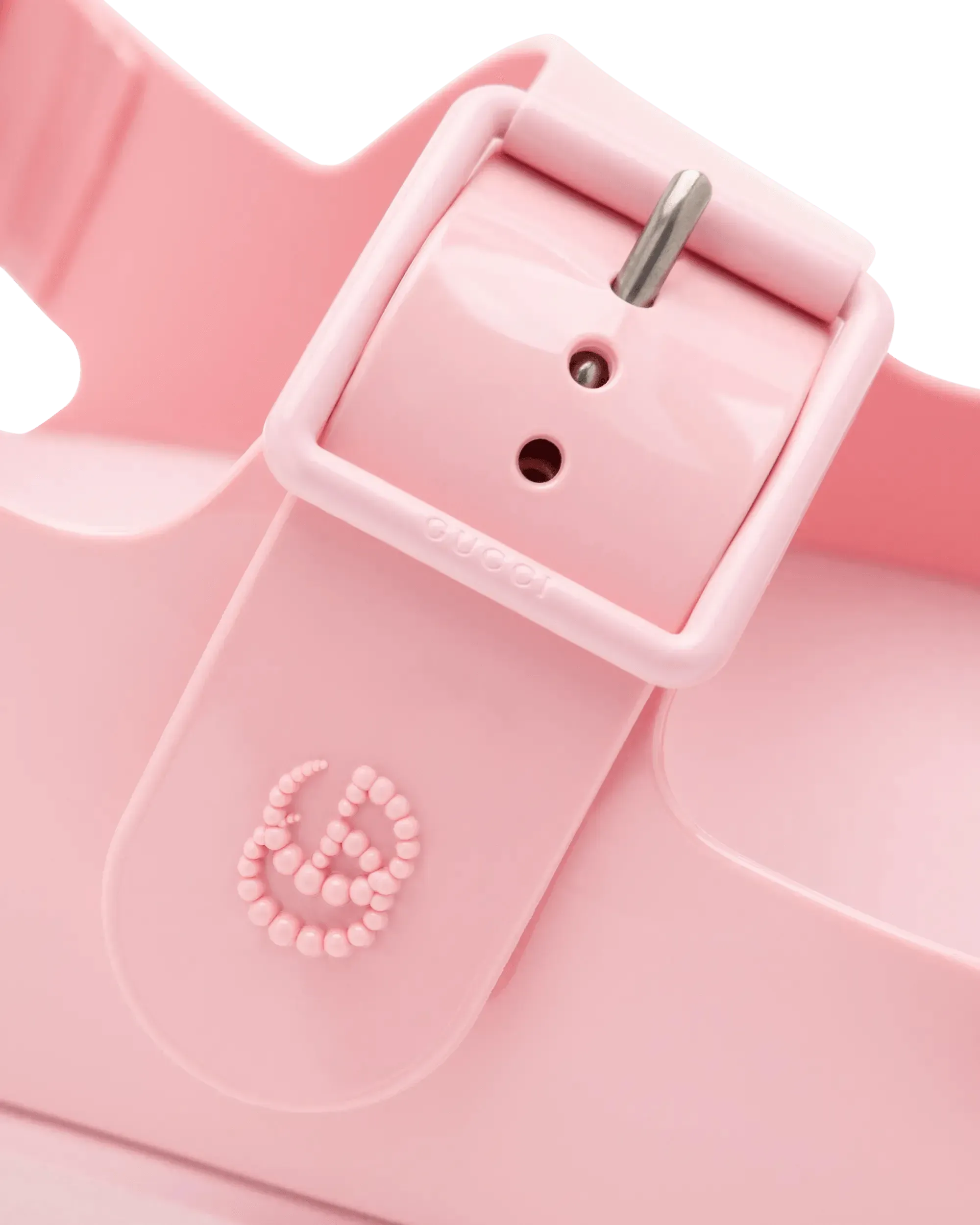 Isla Buckled GG Rubber Sandals - DIHSAN