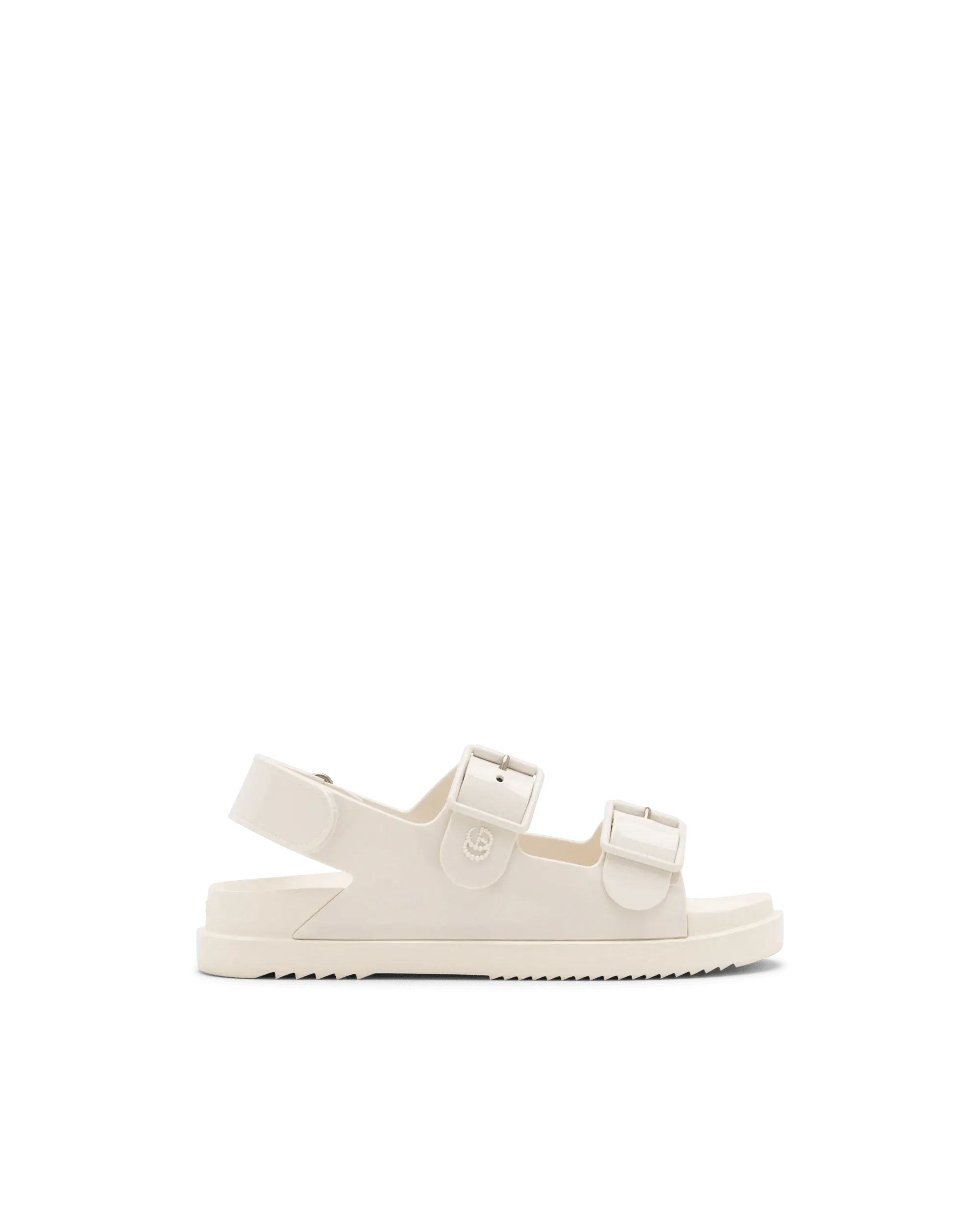 Isla Buckled GG Rubber Sandals - DIHSAN