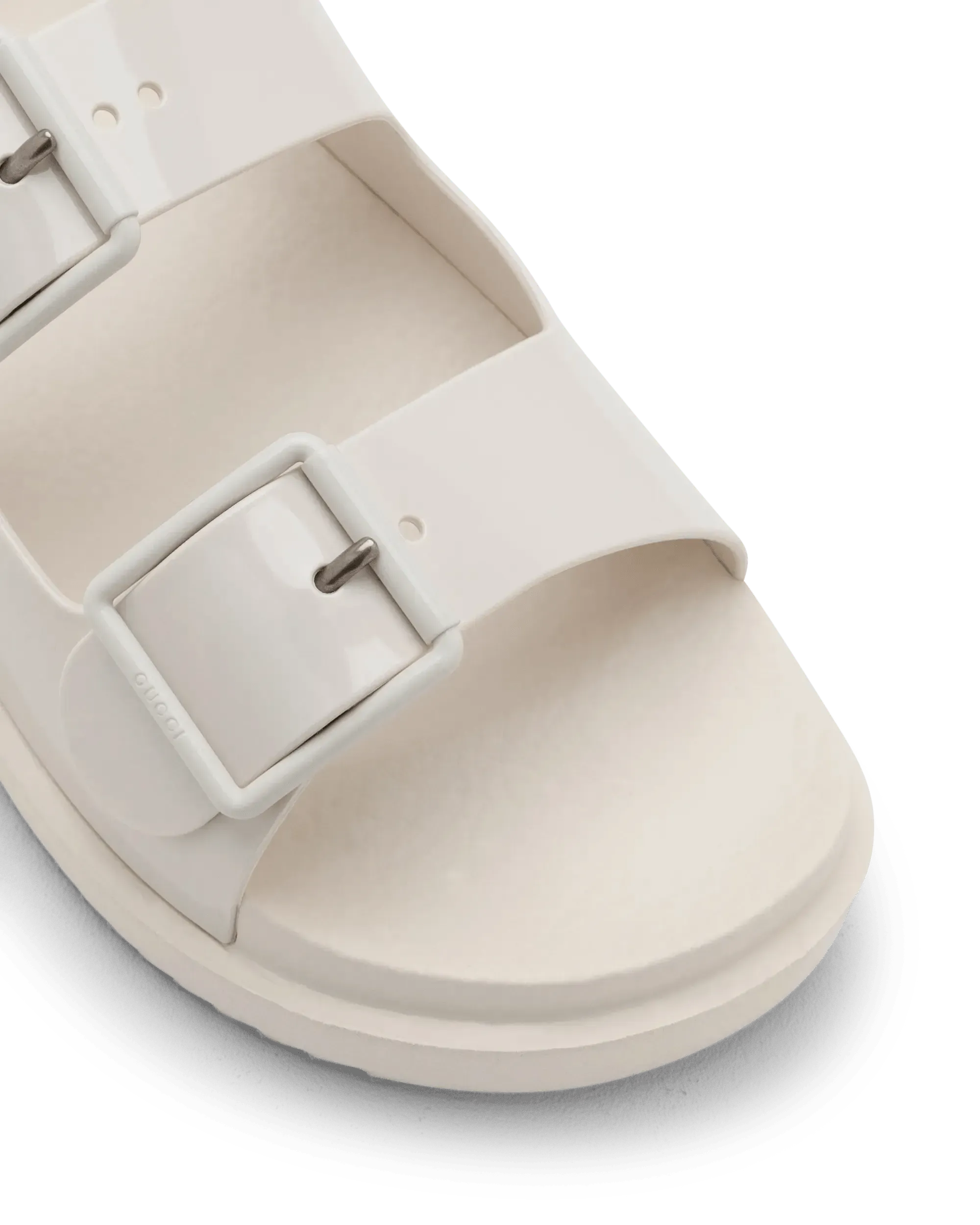 Isla Buckled GG Rubber Sandals - DIHSAN