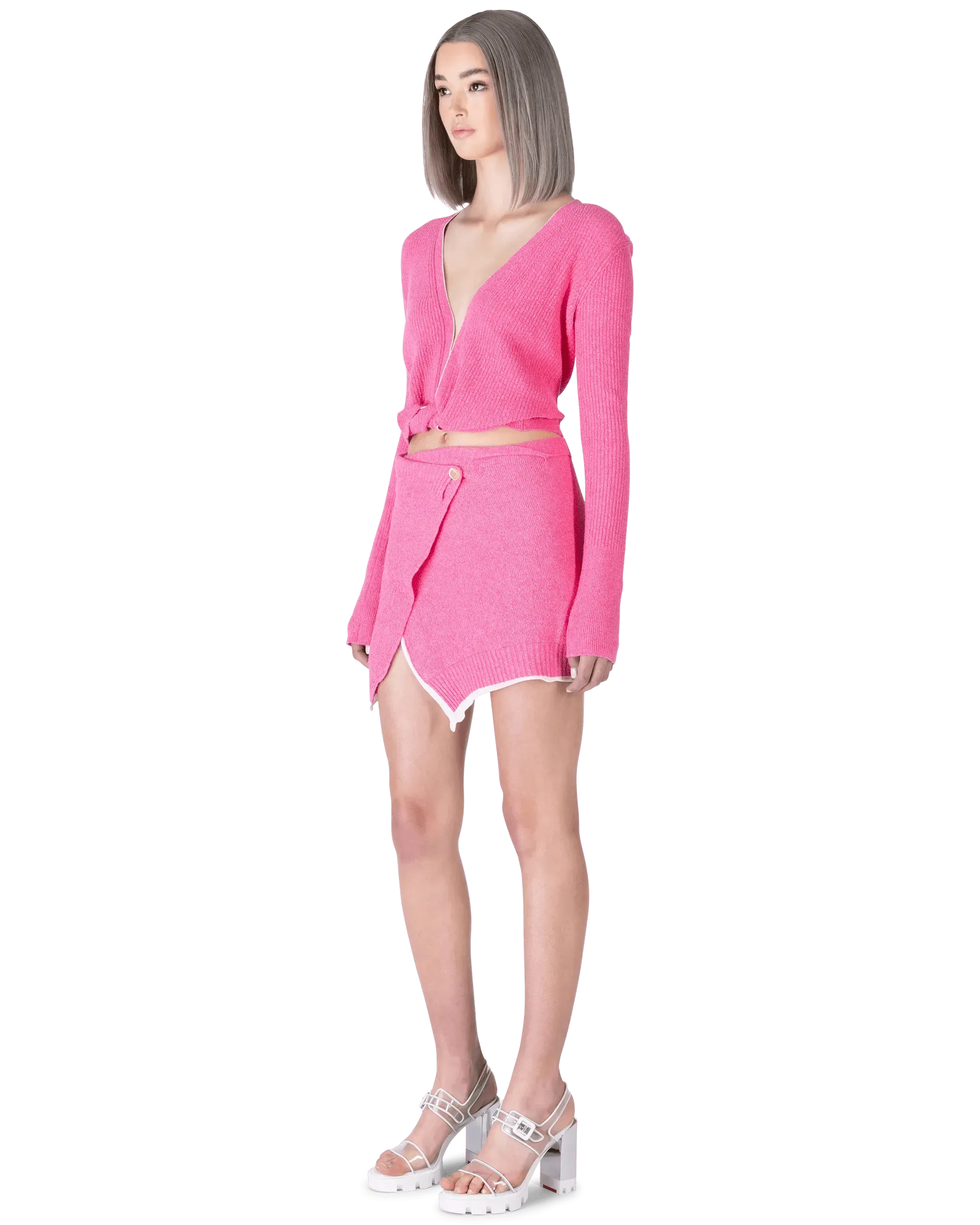 Front Tie Cardigan - DIHSAN