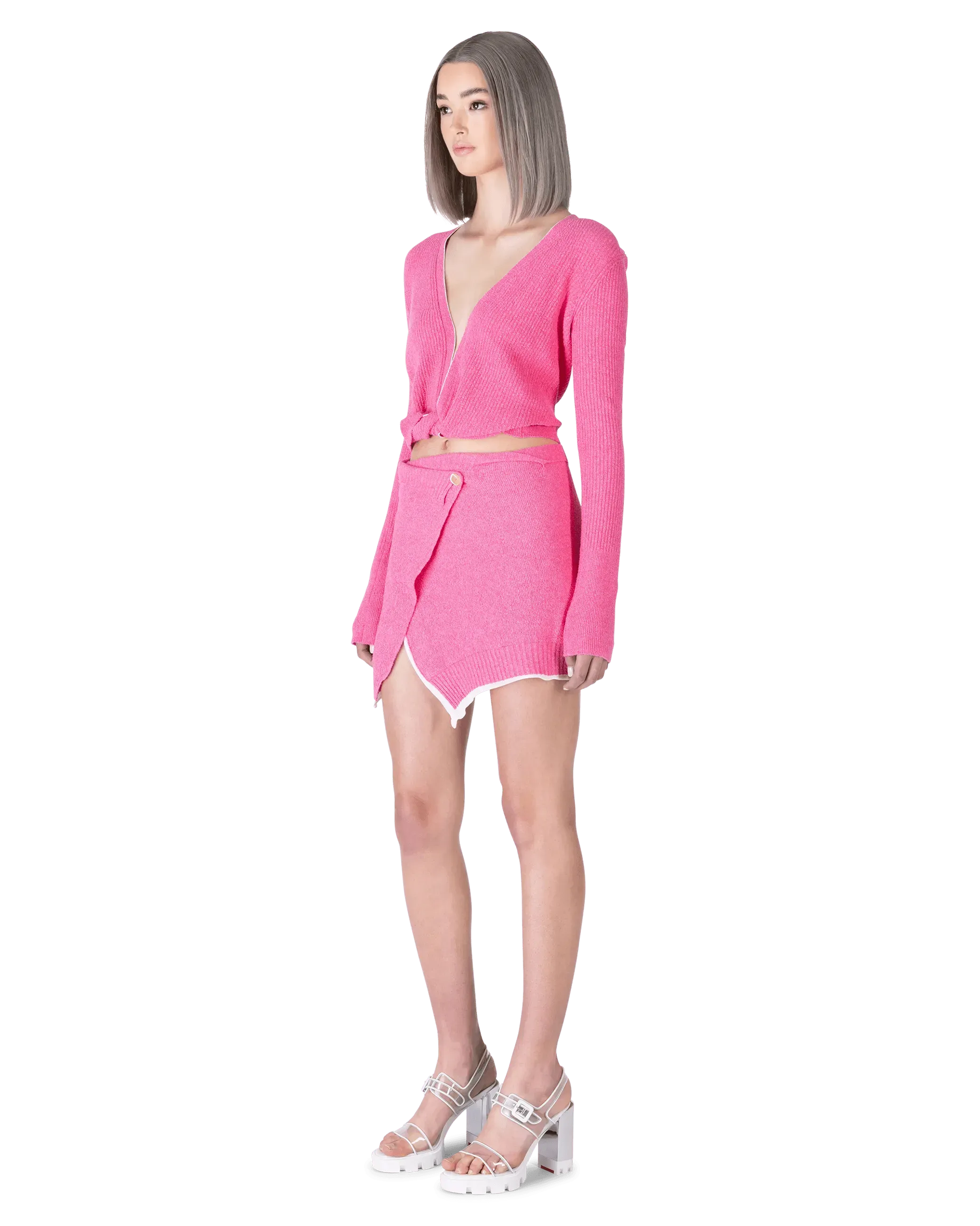 Front Tie Cardigan