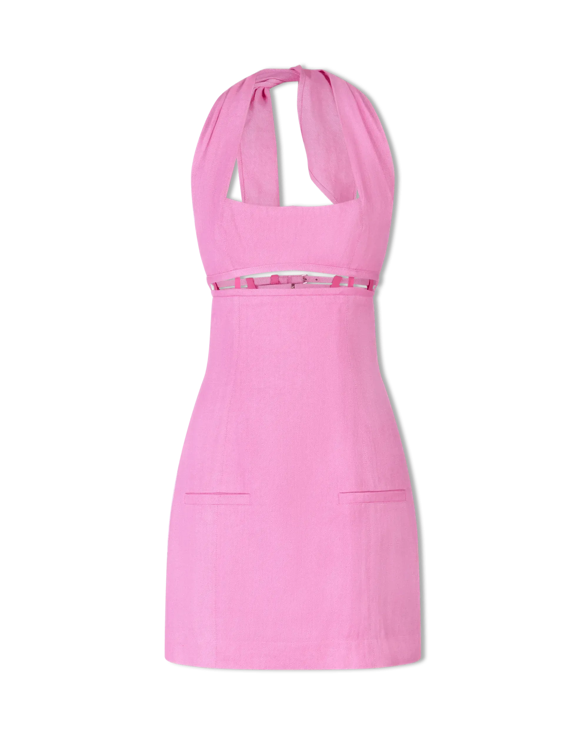 Limao Cut-Out Halter Dress - DIHSAN