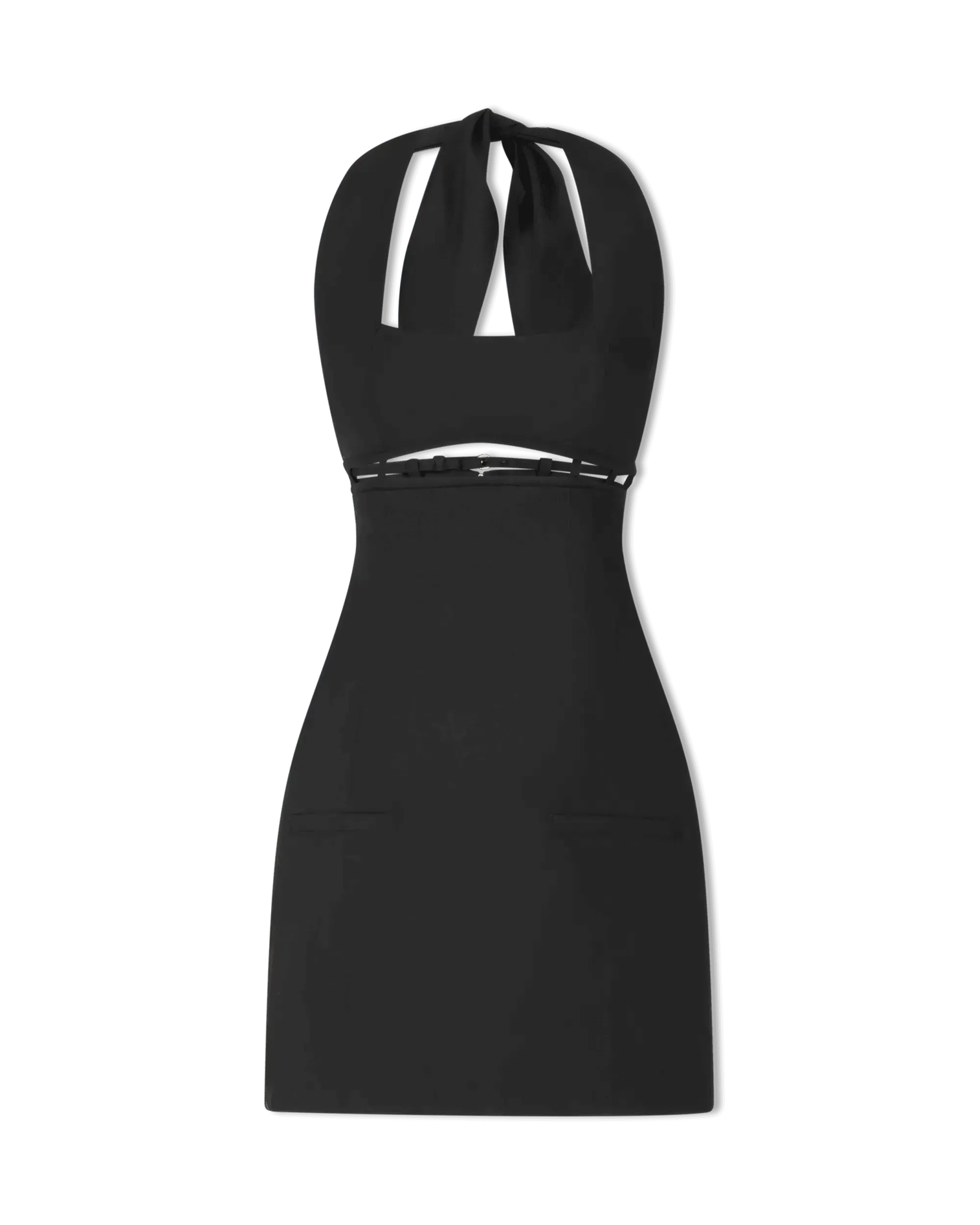 Limao Cut-Out Halter Dress - DIHSAN
