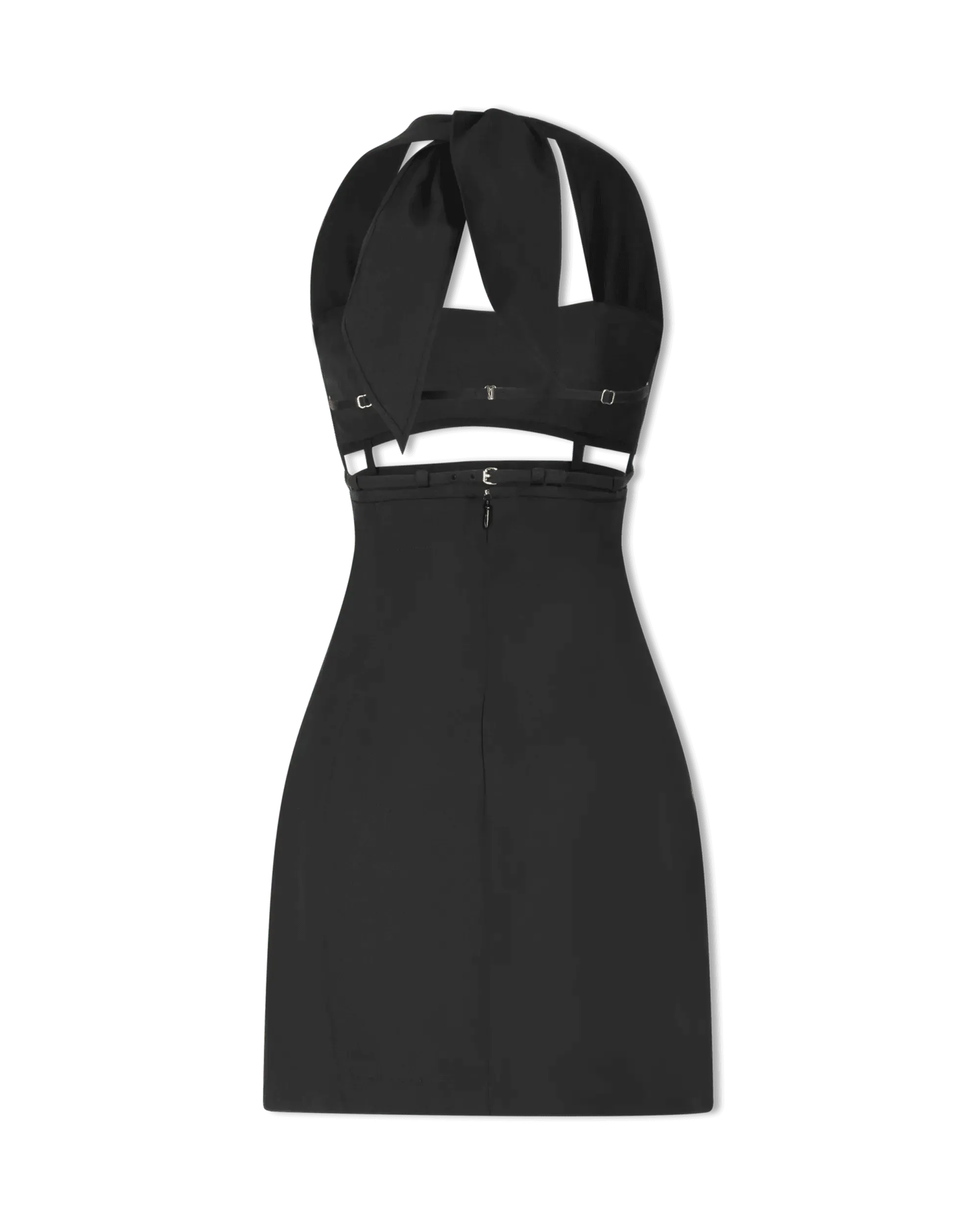 Limao Cut-Out Halter Dress - DIHSAN