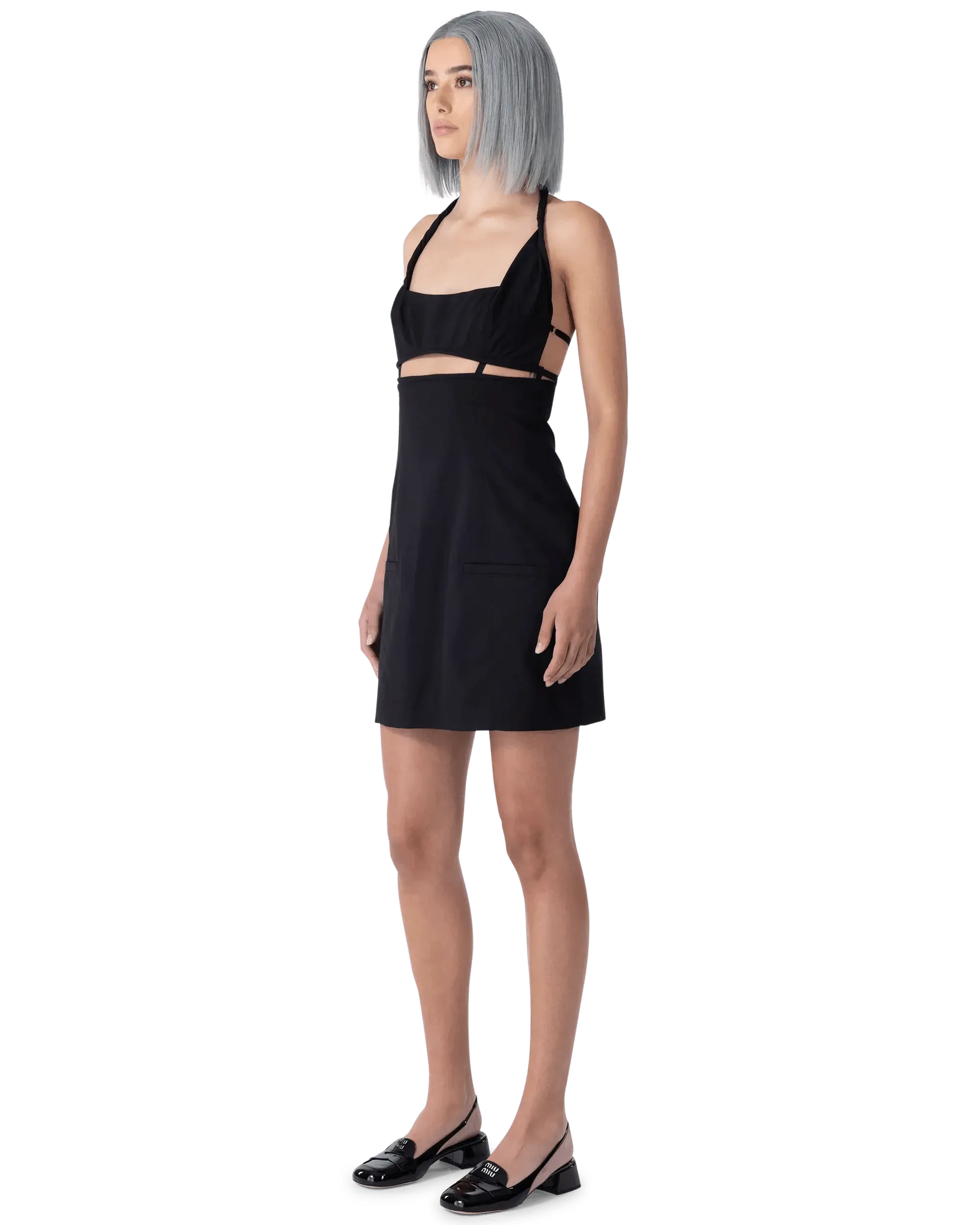 Limao Cut-Out Halter Dress - DIHSAN