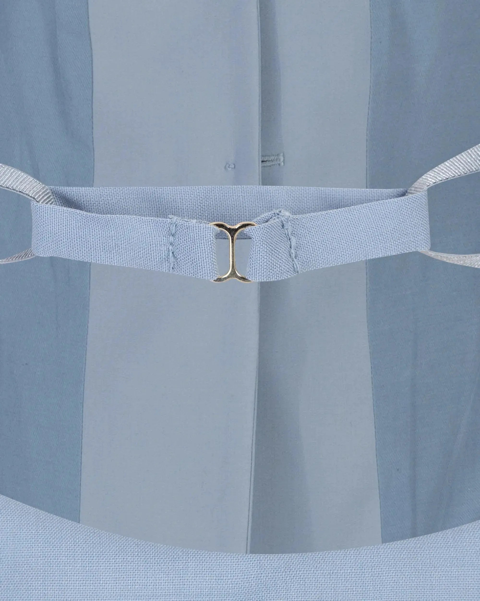 Melo Backless Split-Sleeve Blazer - DIHSAN