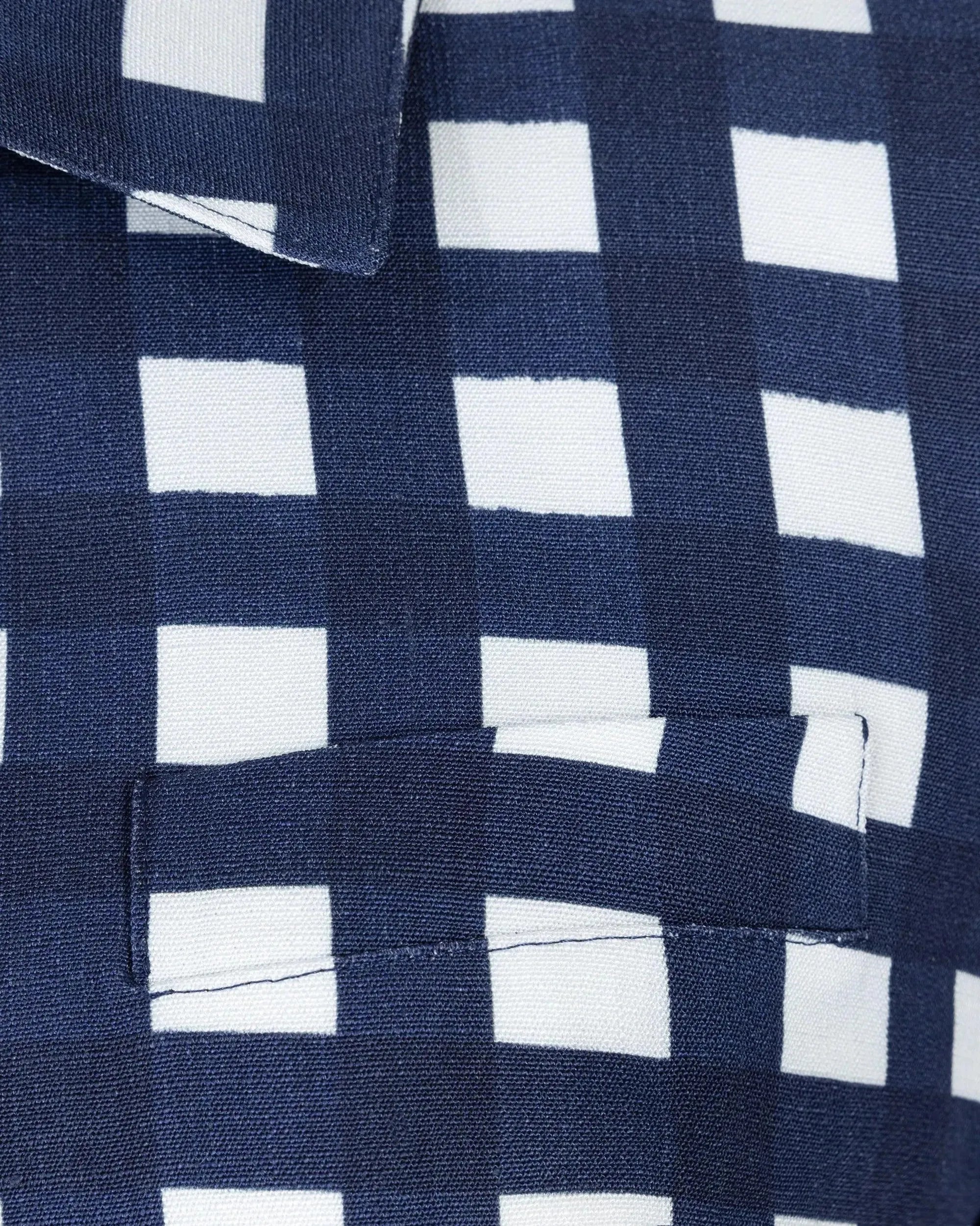 Limao Check Cropped Jacket - DIHSAN