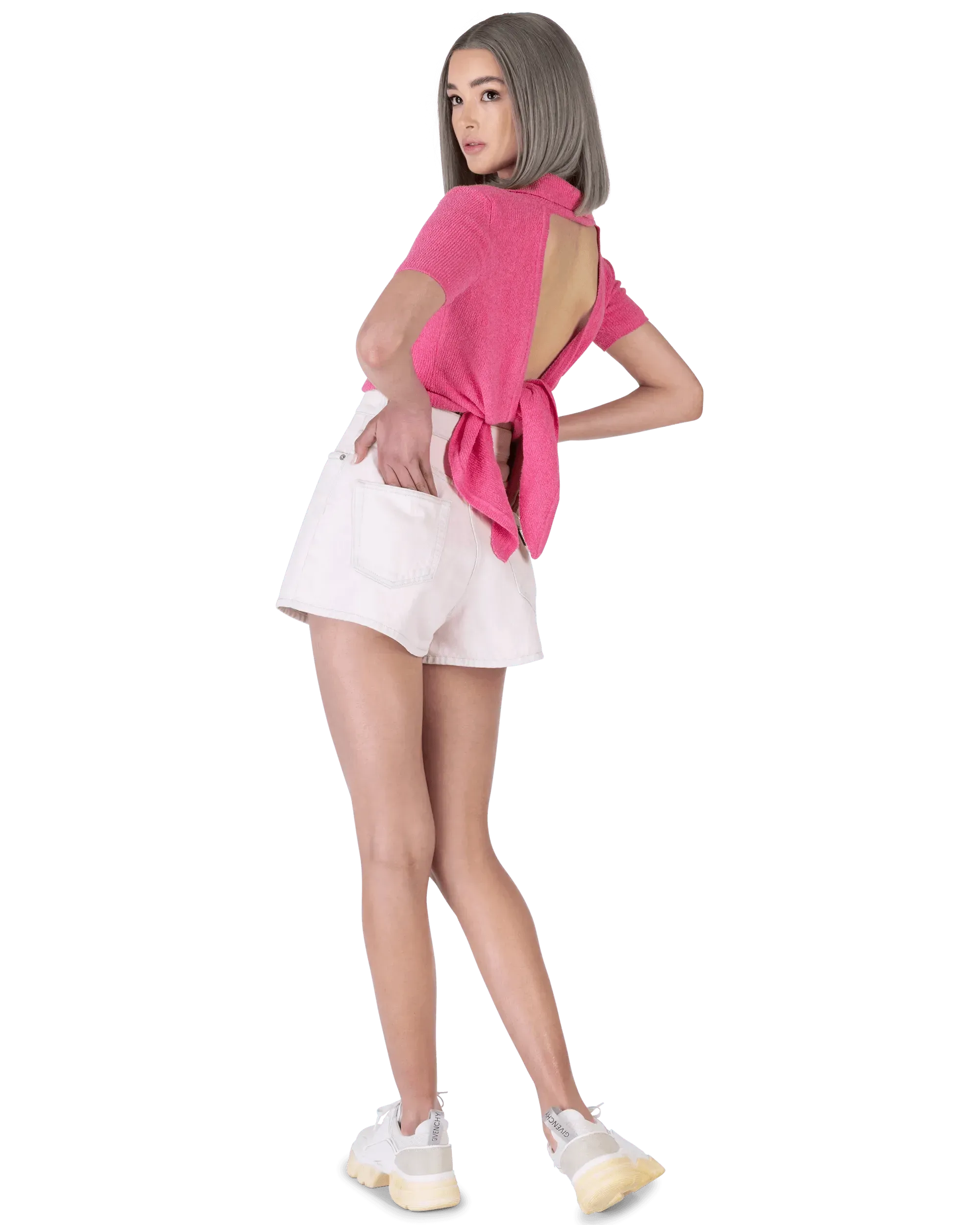 Bagnu Back Tie Polo - DIHSAN