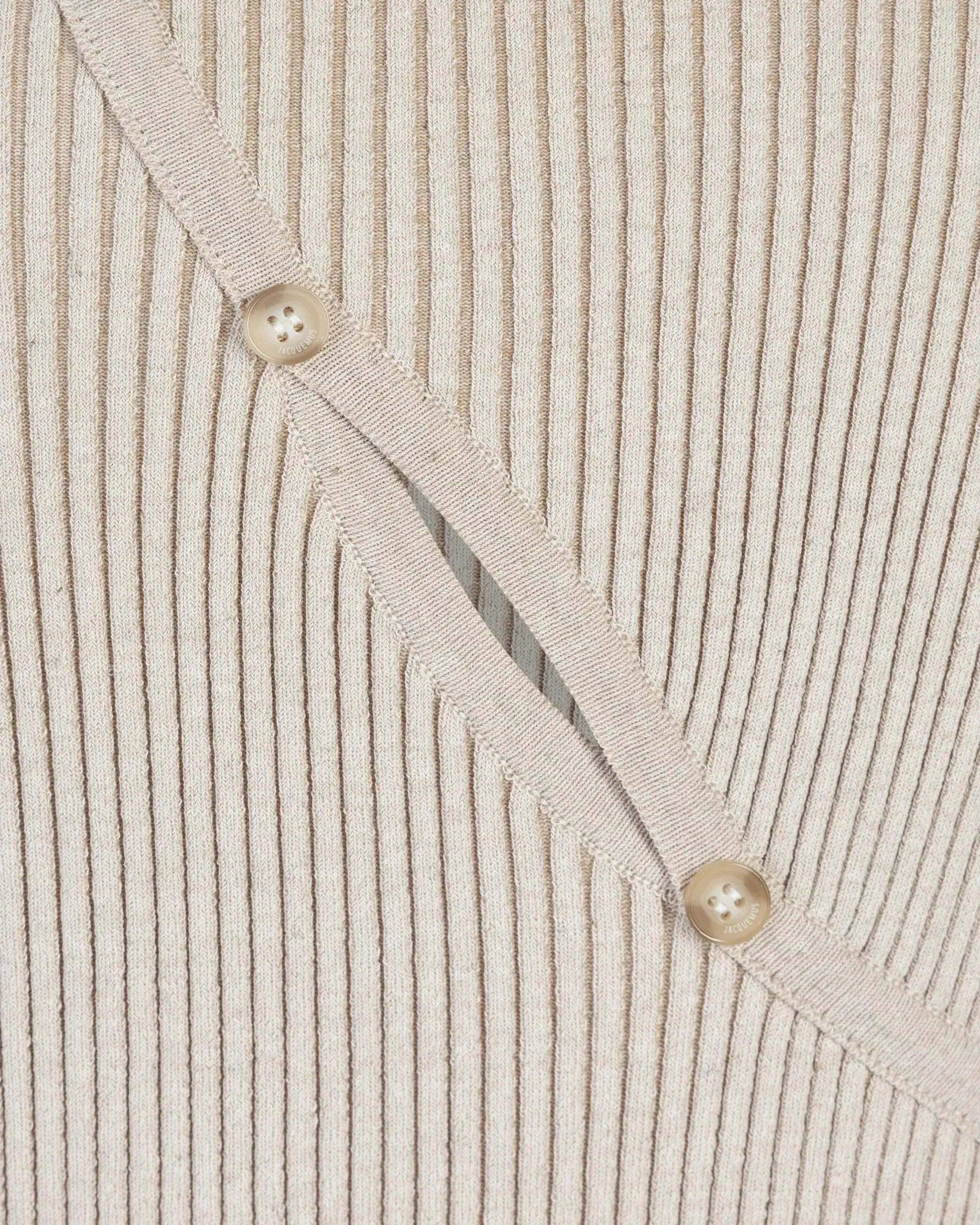 Tordu Cut-Out Ribbed Sweater - DIHSAN