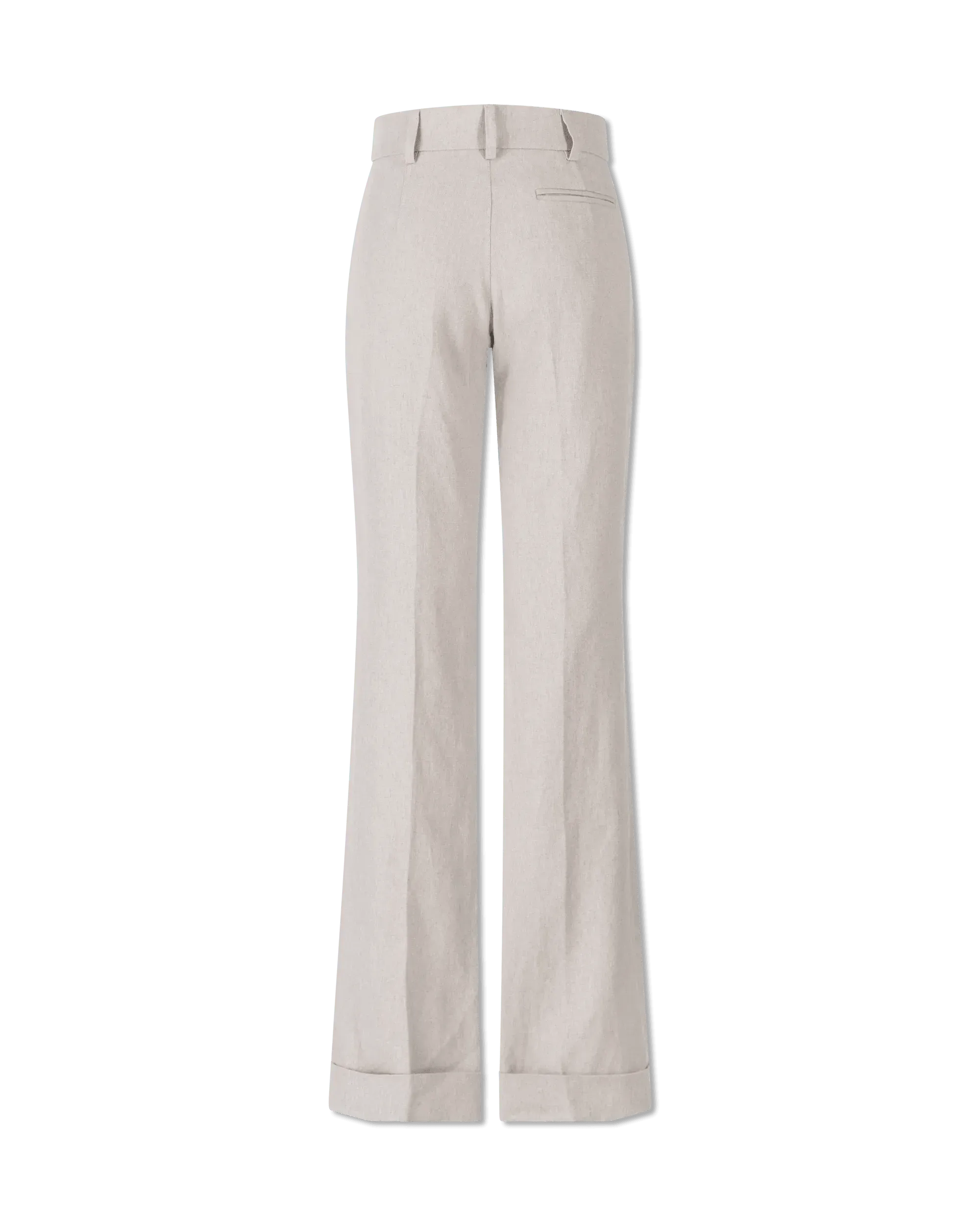 Fresa Straight Leg Cuff Hem Pants - DIHSAN