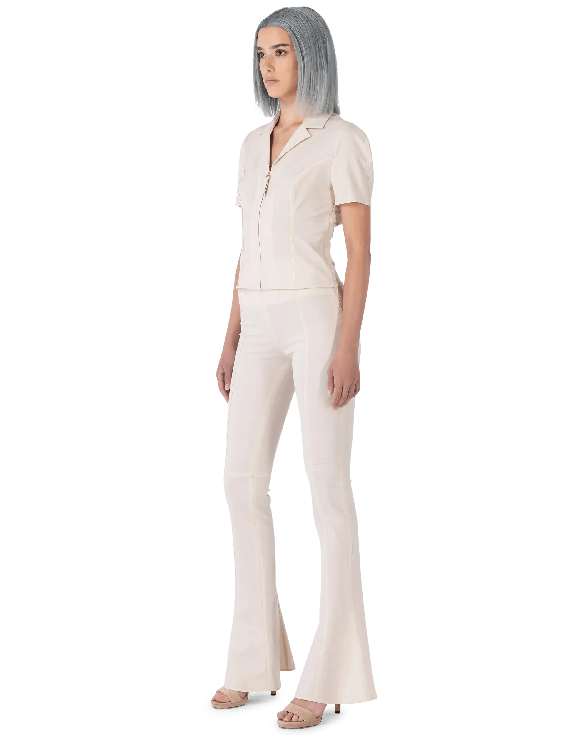Tangelo Flared Pants - DIHSAN