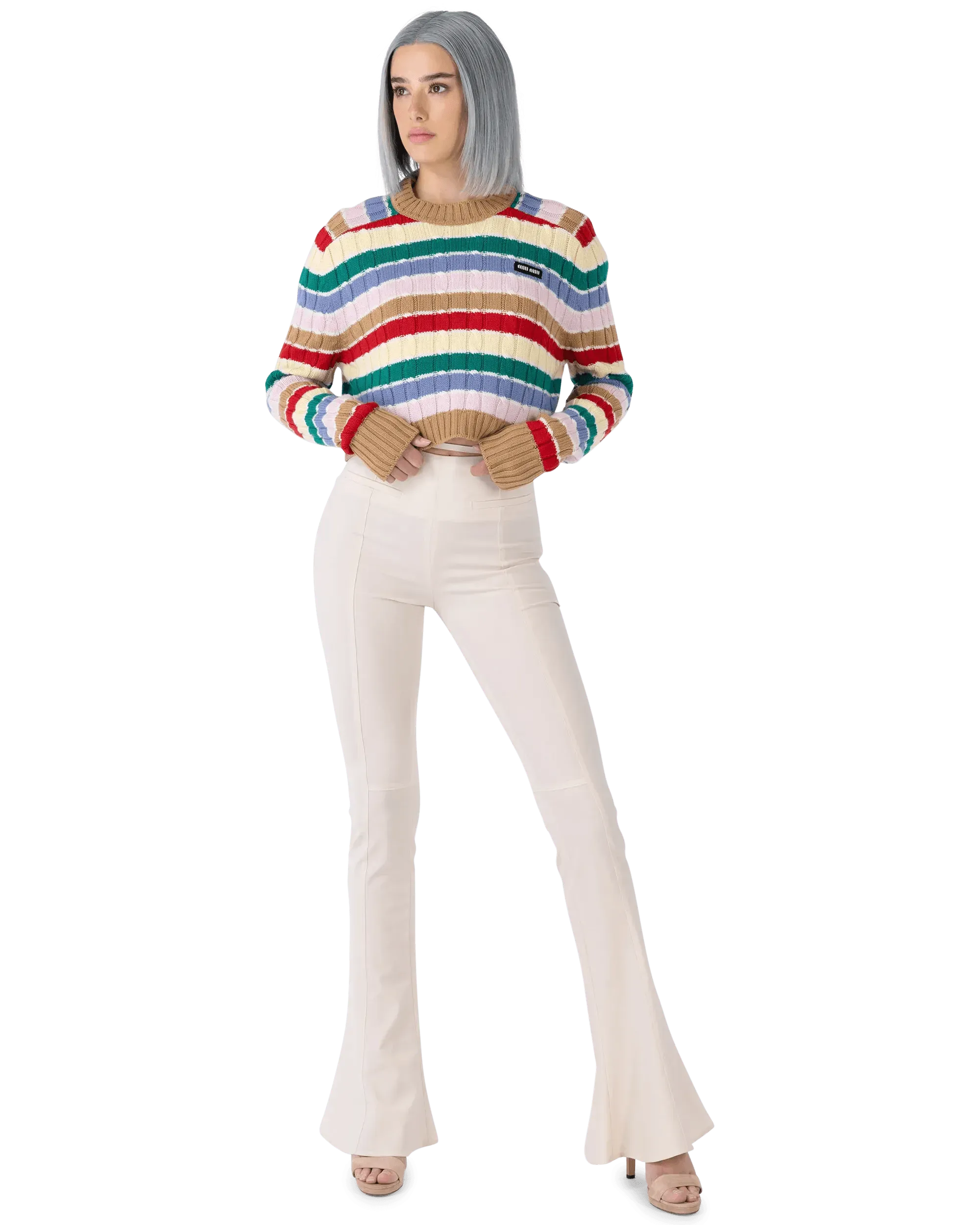 Tangelo Flared Pants - DIHSAN