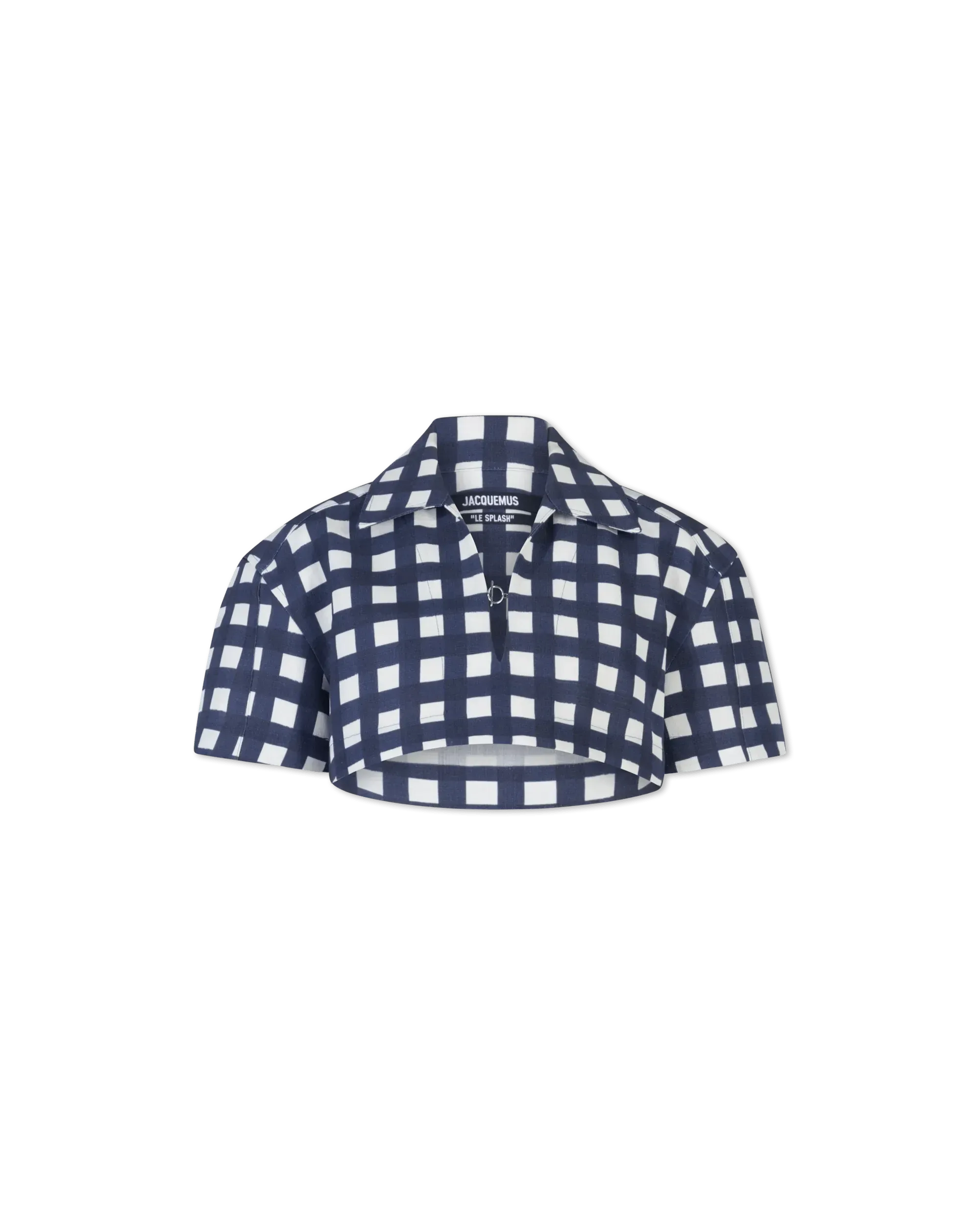 Bebi Check Cropped Top - DIHSAN